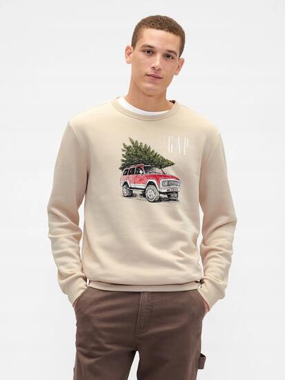 HEREN KERST TRUI GAP ZONDER CAPUCHON CADEAU-IDEE 645634 BRUIN