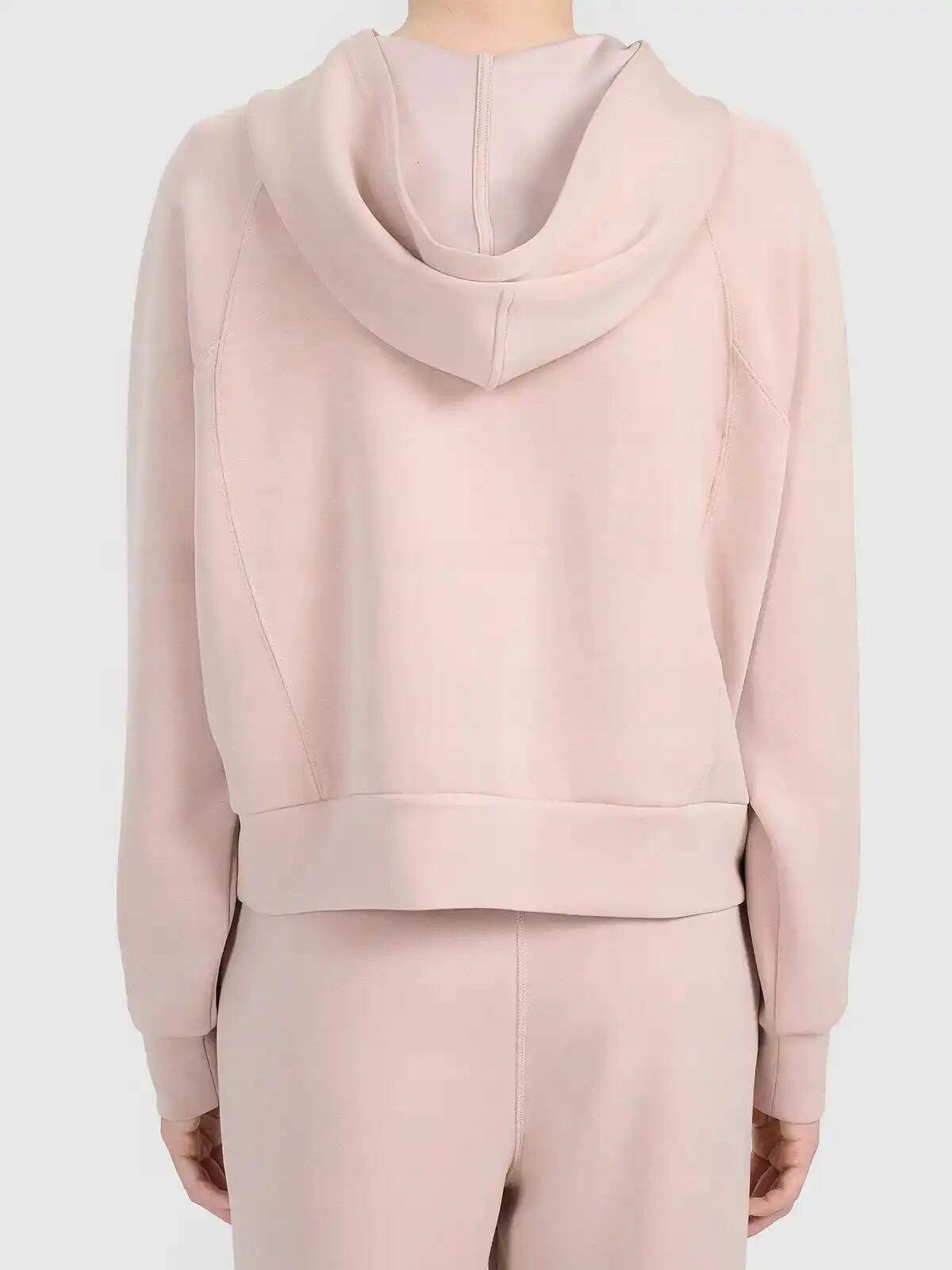 BLUZA DAMSKA 4F DRESOWA NIEROZPINANA Z KAPTUREM Z MODALEM KOLOR BEŻOWY 4/12