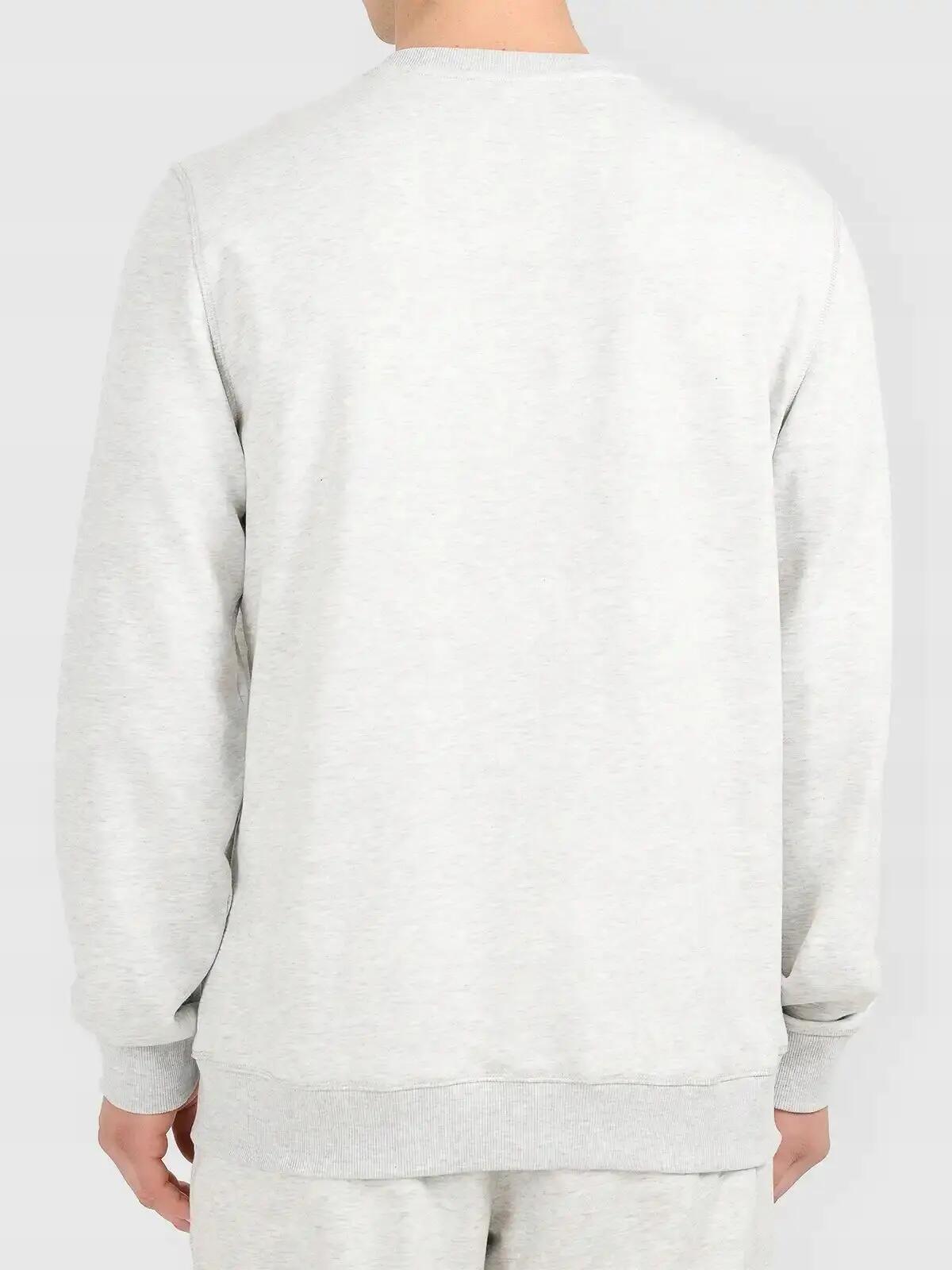BLUZA MĘSKA DRESOWA 4F BEZ KAPTURA NIEROZPINANA S M2549 KOLOR SZARY 3/4