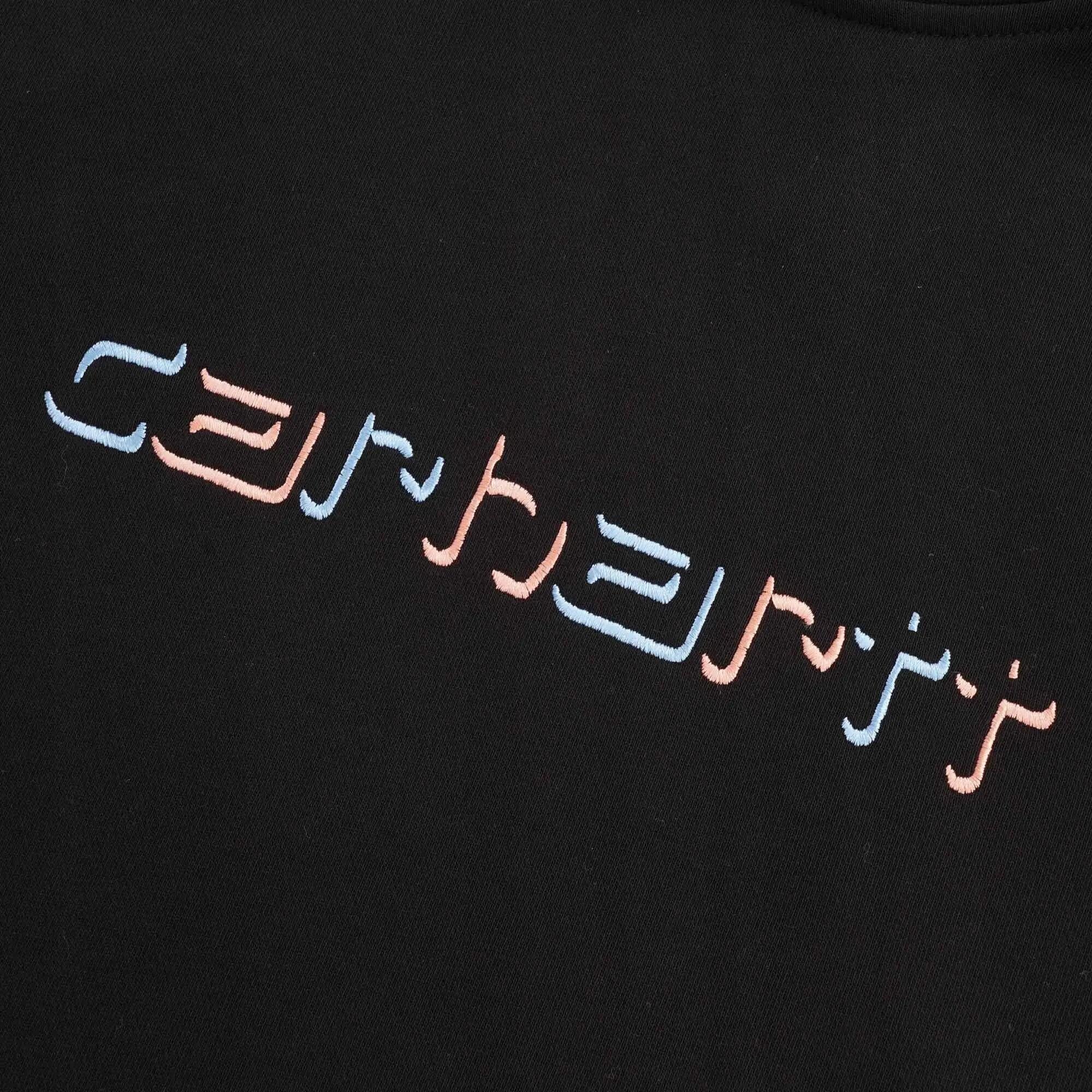 BLUZA DAMSKA CARHARTT HOODED SHADOW SCRIPT KOLOR CZARNY 2/4