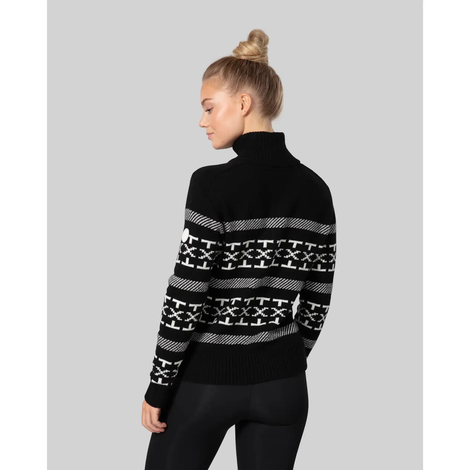 Pull 1/2 zip femme Johaug Dalsbygda Woolmix 4/5