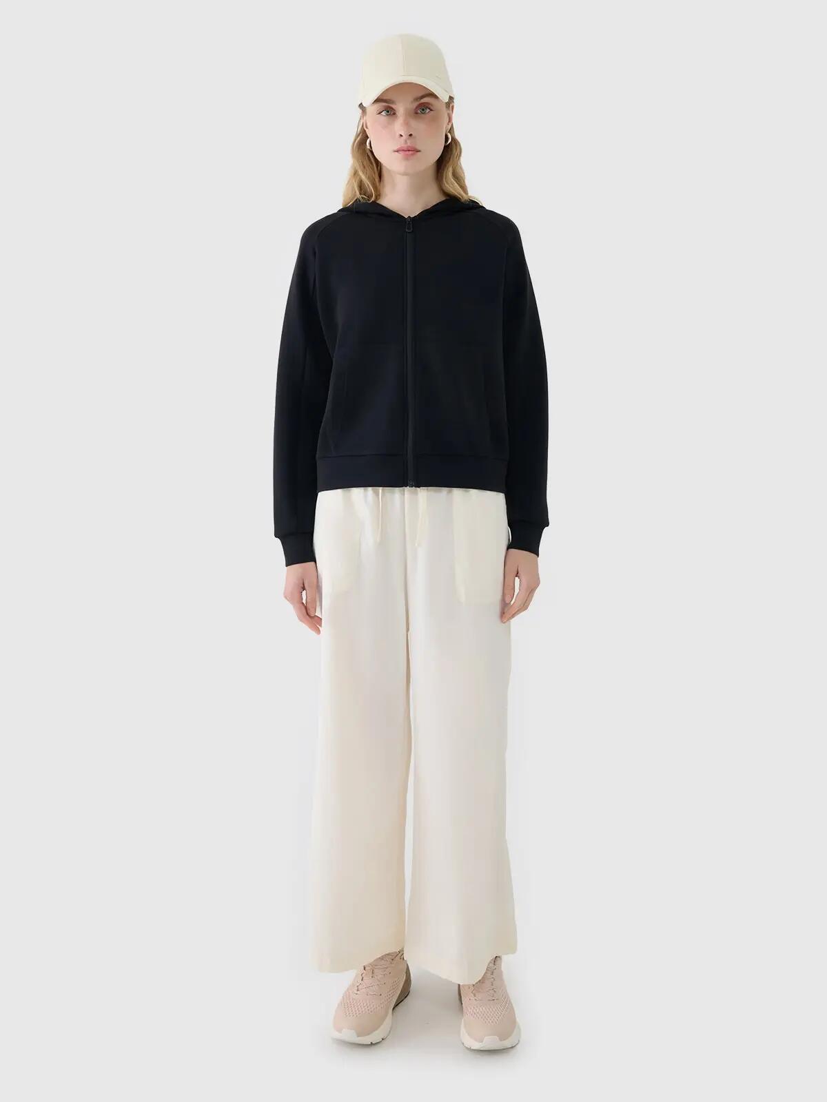 BLUZA DRESOWA DAMSKA 4F ROZPINANA Z KAPTUREM M TSWSF1577 KOLOR WIELO KOLOROWY 5/7