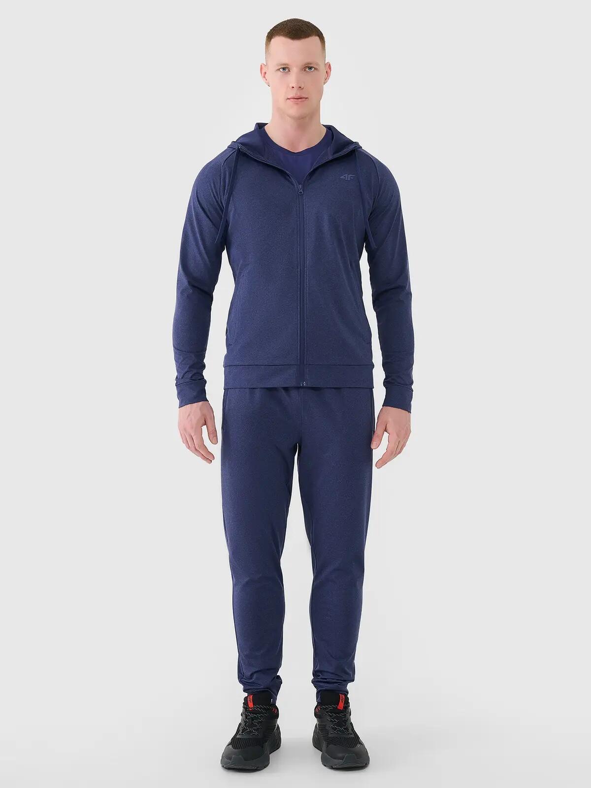 BLUZA MĘSKA 4F TRENINGOWA SZYBKOSCHNĄCA TFSWM512 KOLOR WIELO KOLOROWY 6/7