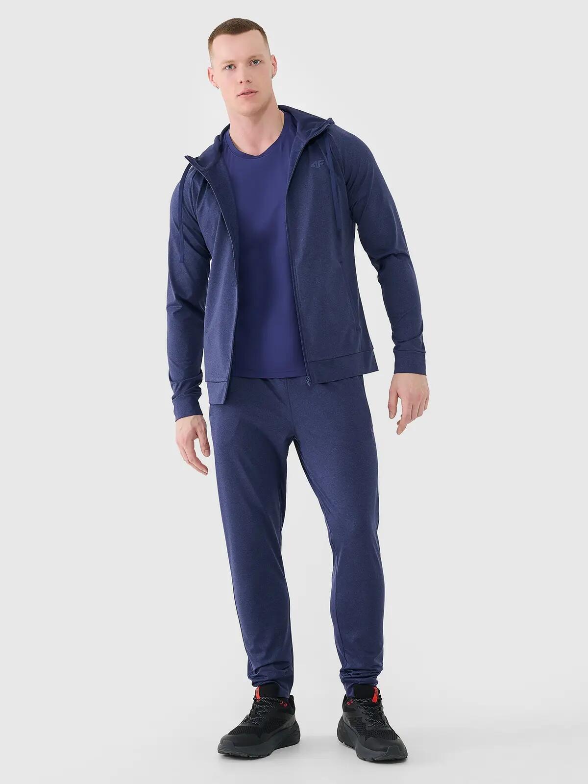 BLUZA MĘSKA 4F TRENINGOWA SZYBKOSCHNĄCA TFSWM512 KOLOR WIELO KOLOROWY 5/7