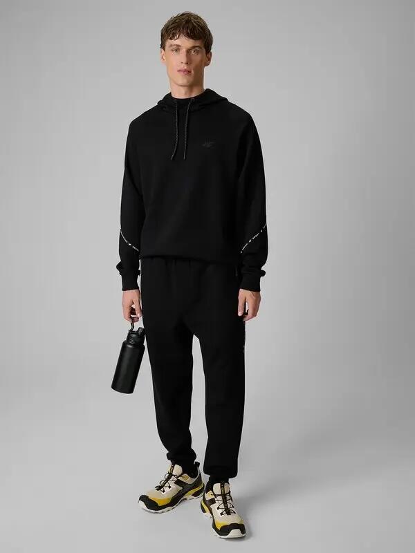 BLUZA MĘSKA 4F DRESOWA NIEROZPINANA Z KAPTUREM M M2238 KOLOR CZARNY 7/12