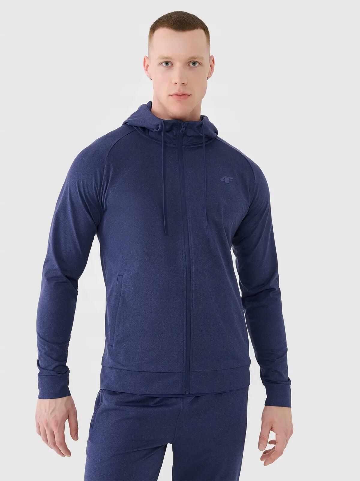 BLUZA MĘSKA 4F TRENINGOWA SZYBKOSCHNĄCA TFSWM512 KOLOR WIELO KOLOROWY 2/7
