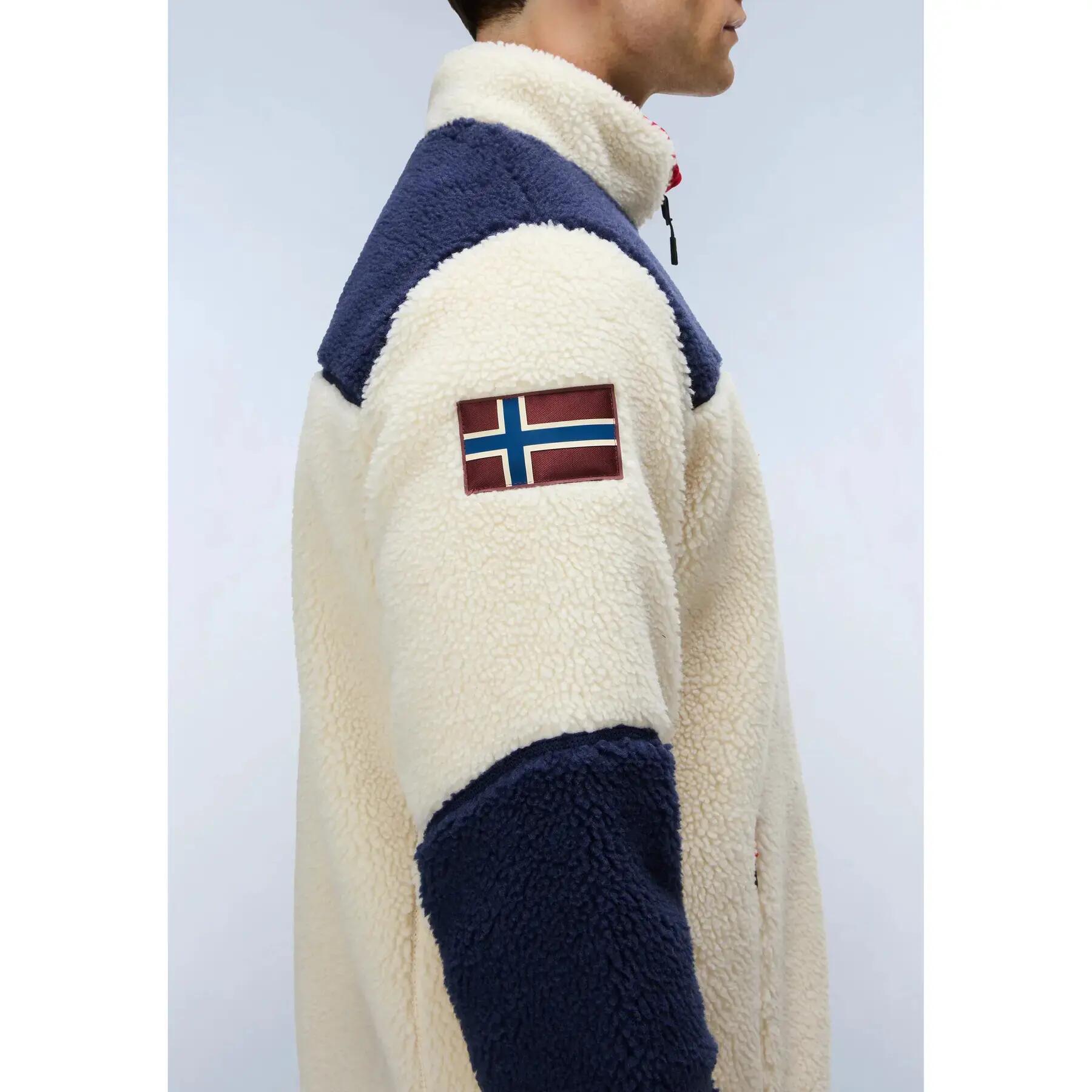 Giacca oversize da donna con zip Napapijri Yupik 7/7
