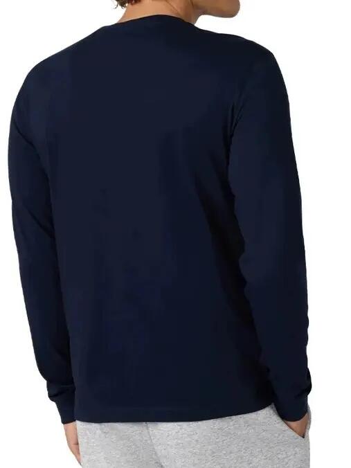 Bluzka Męska Champion Bawełniana Granat Cienka Longsleeve 4/5