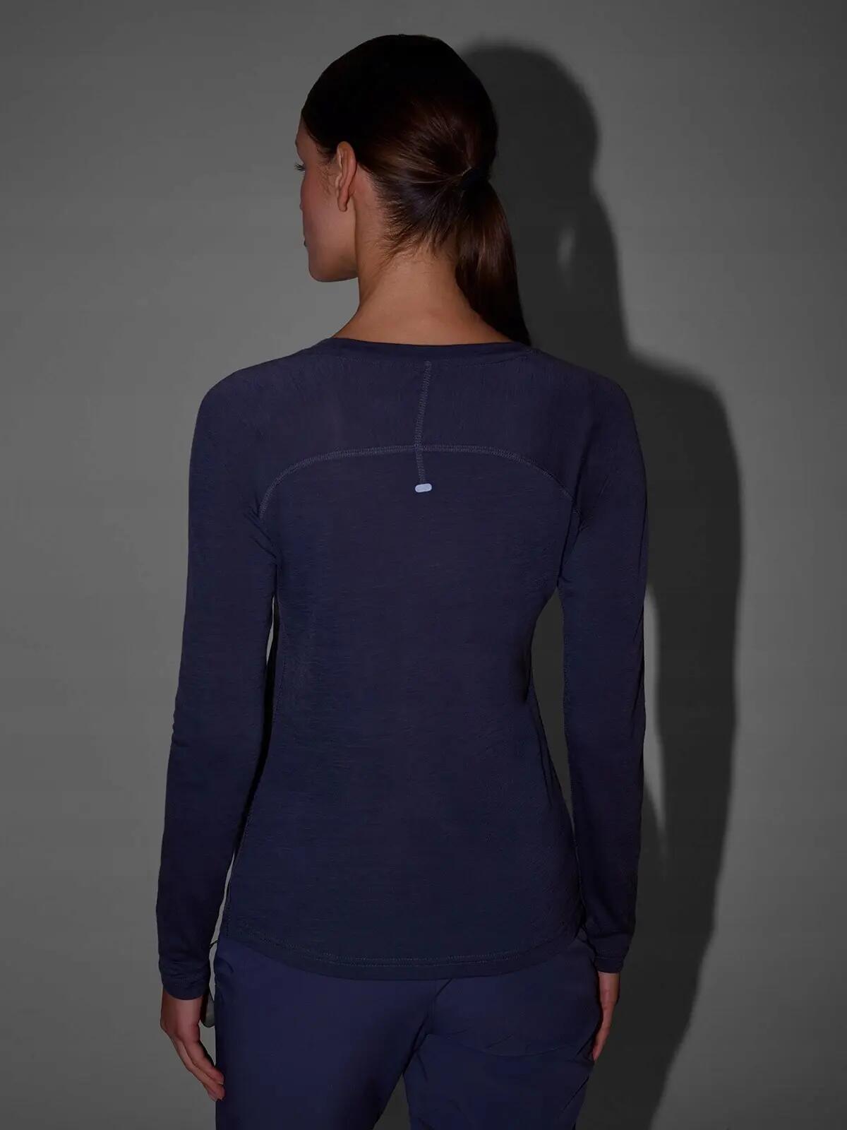 LONGSLEEVE DAMSKI 4F TREKKINGOWY SZYBKOSCHNĄCY Z WEŁNĄ MERINO  KOLOR SZARY 2/12