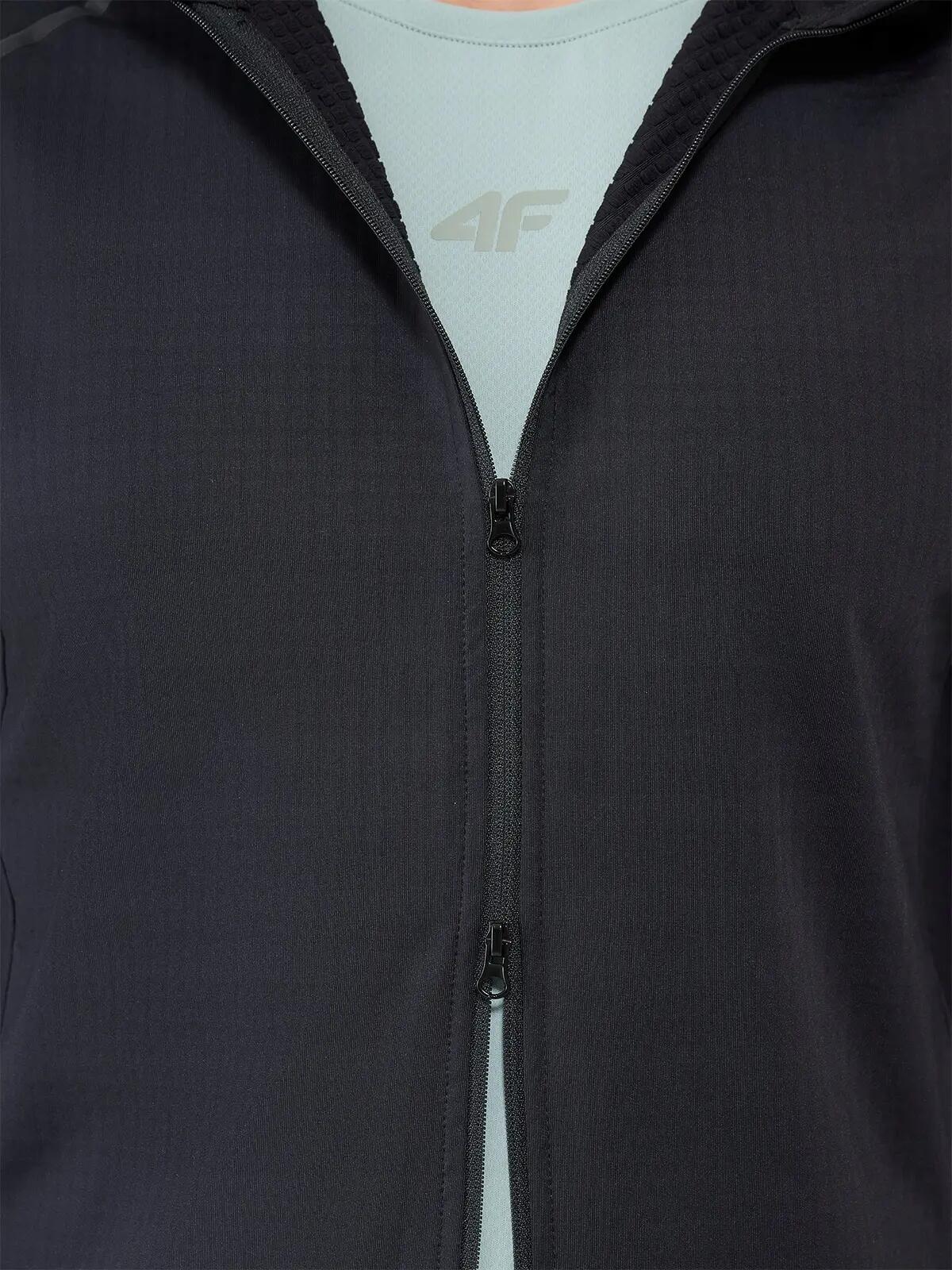 BLUZA MĘSKA TRENINGOWA 4F ROWEROWA SZYBKOSCHNĄCA TFSWM483 XL  KOLOR CZARNY 9/12