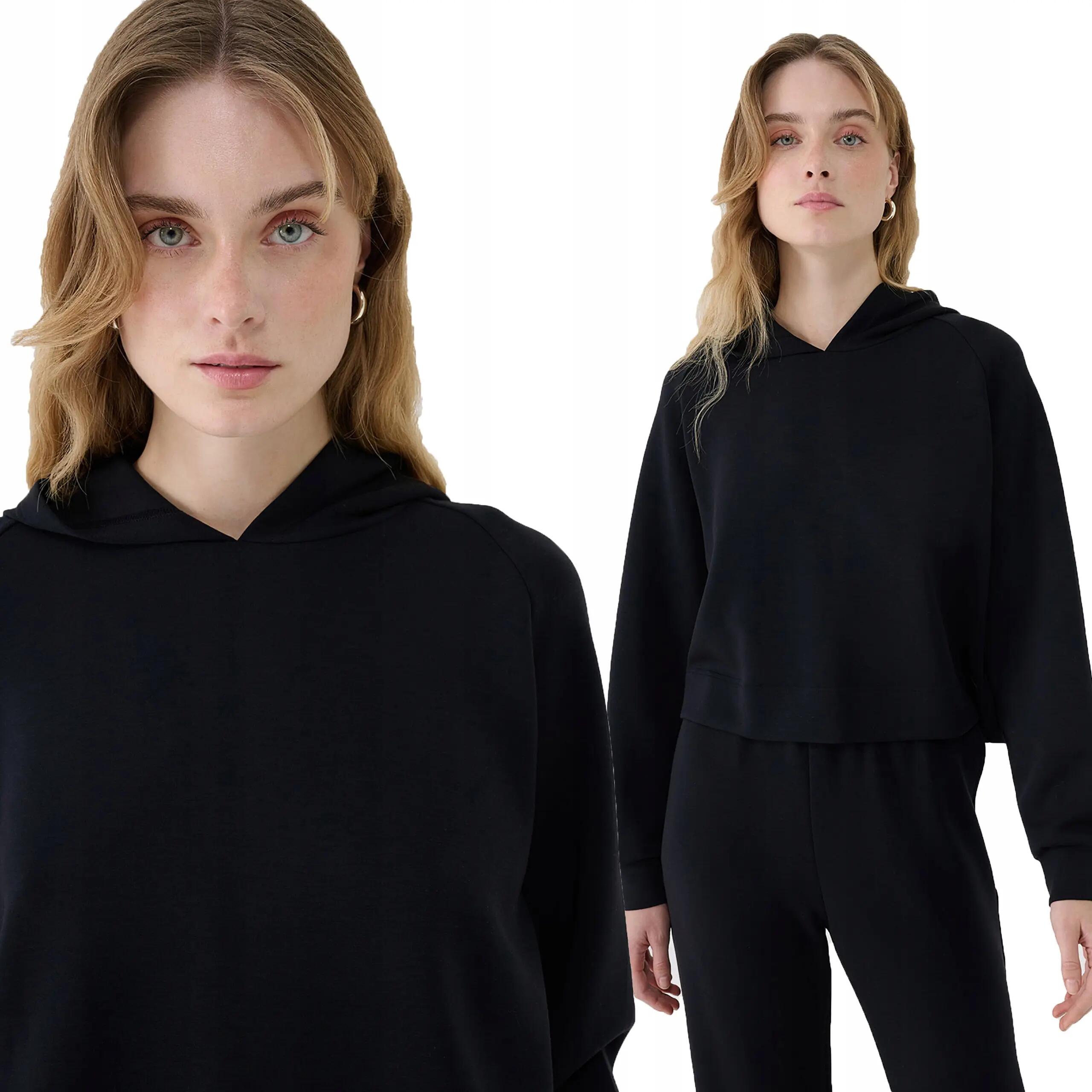 BLUZA DRESOWA DAMSKA 4F NIEROZPINANA Z KAPTUREM  KOLOR WIELOKOLOROWY 9/9