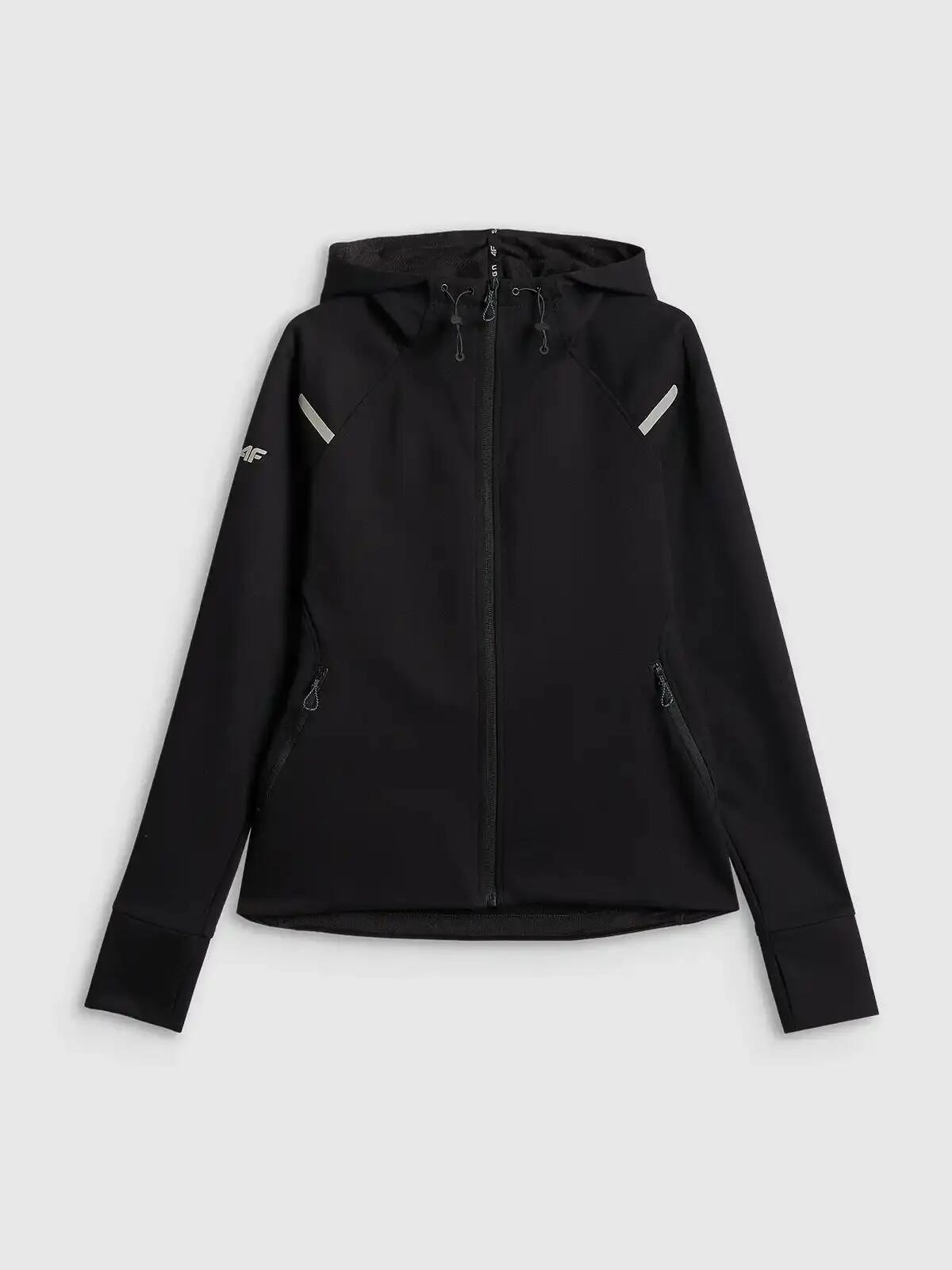 BLUZA DAMSKA DRESOWA 4F SPORTOWA TRENINGOWA TREKKINGOWA  KOLOR CZARNY 3/5