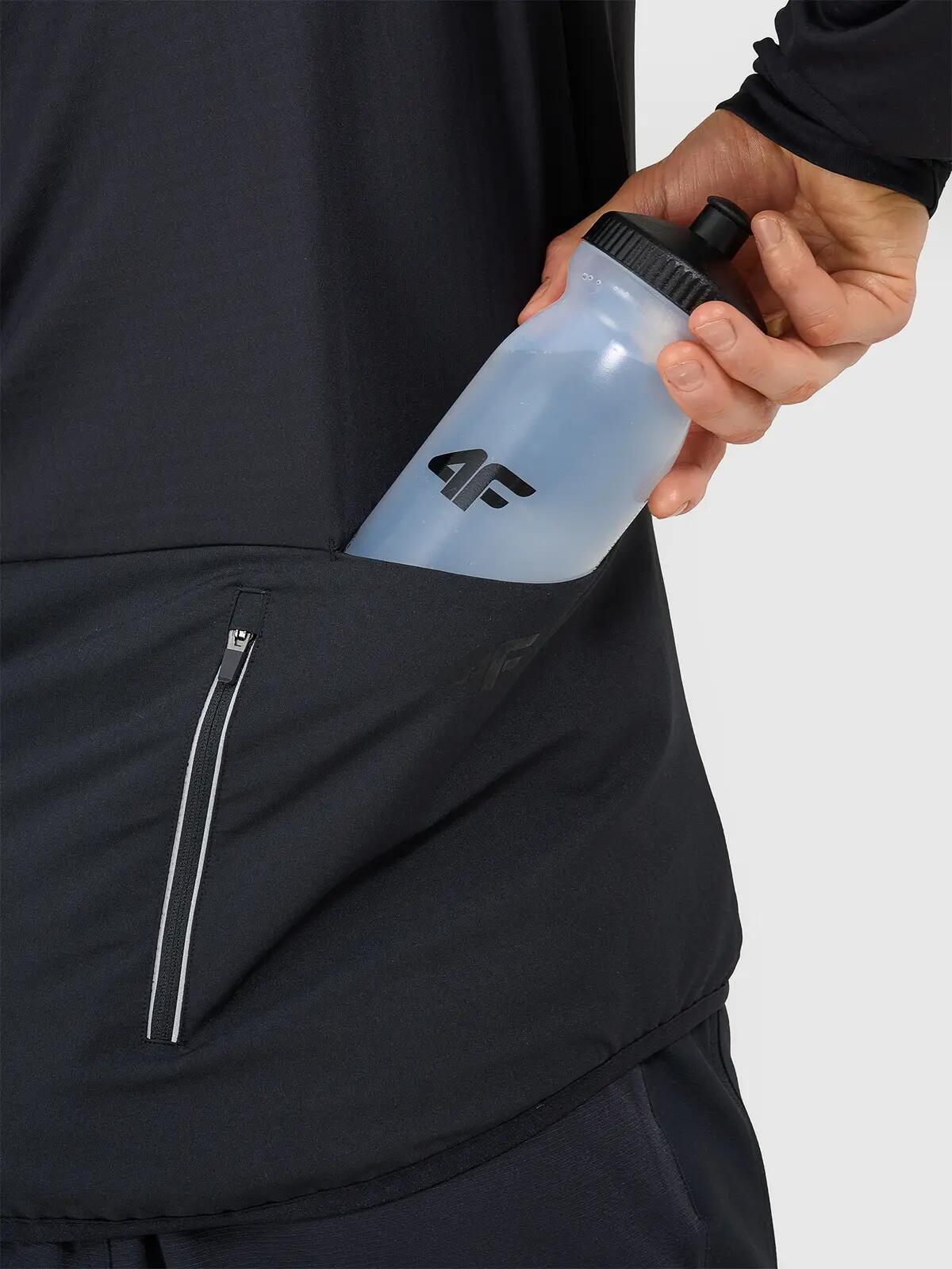 BLUZA MĘSKA TRENINGOWA 4F ROWEROWA SZYBKOSCHNĄCA TFSWM483 XL  KOLOR CZARNY 5/12