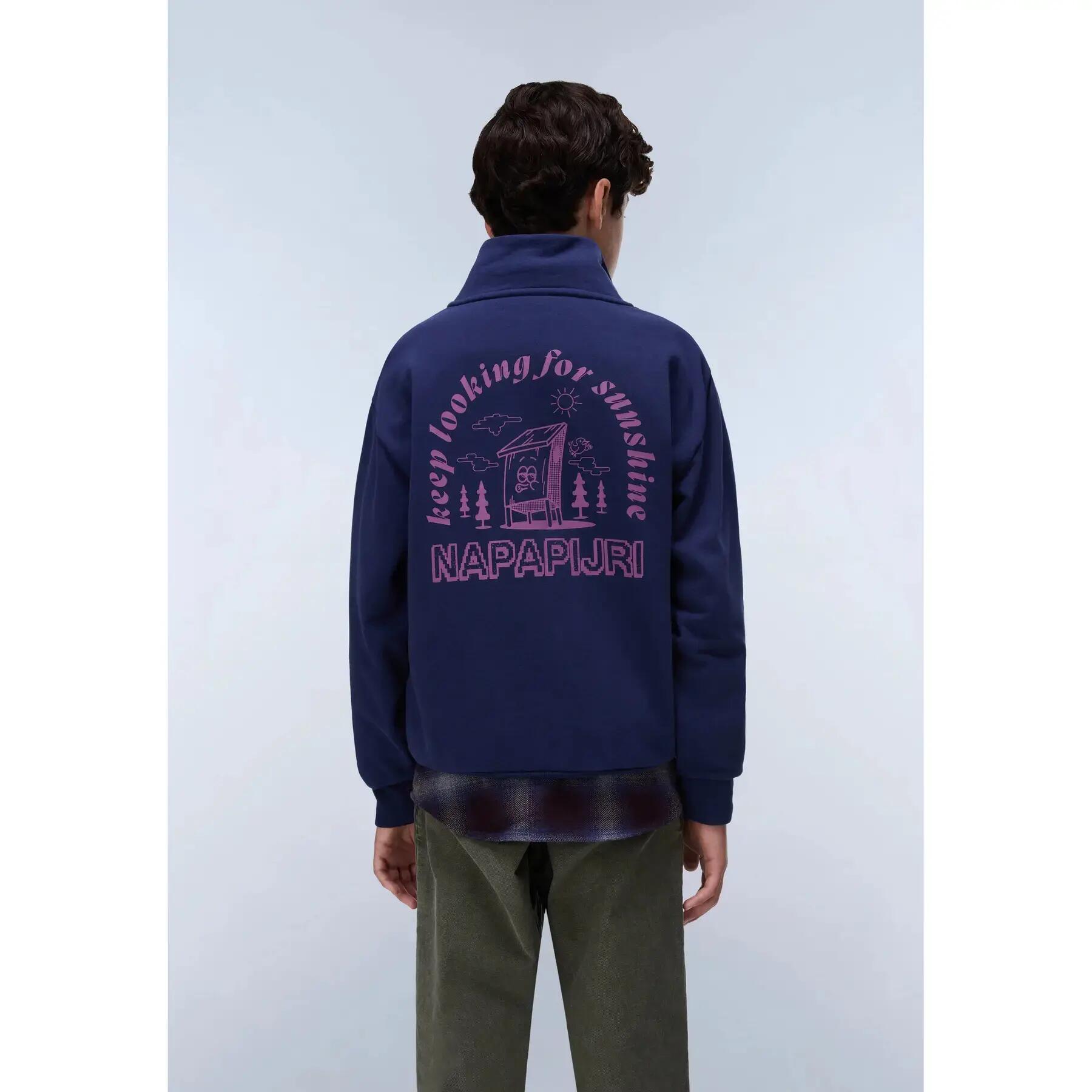 Sweatshirt 1/2 zip enfant Napapijri Tipi 5/6