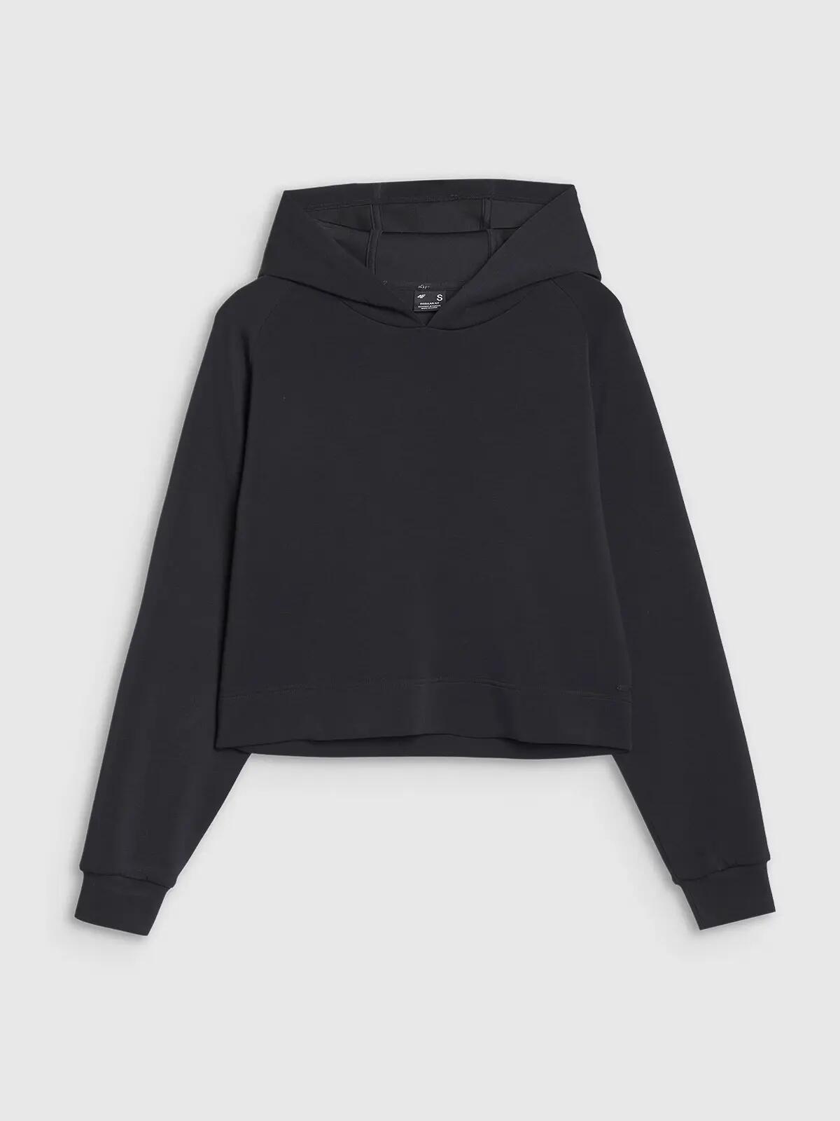 BLUZA DRESOWA DAMSKA 4F NIEROZPINANA Z KAPTUREM  KOLOR WIELOKOLOROWY 4/9