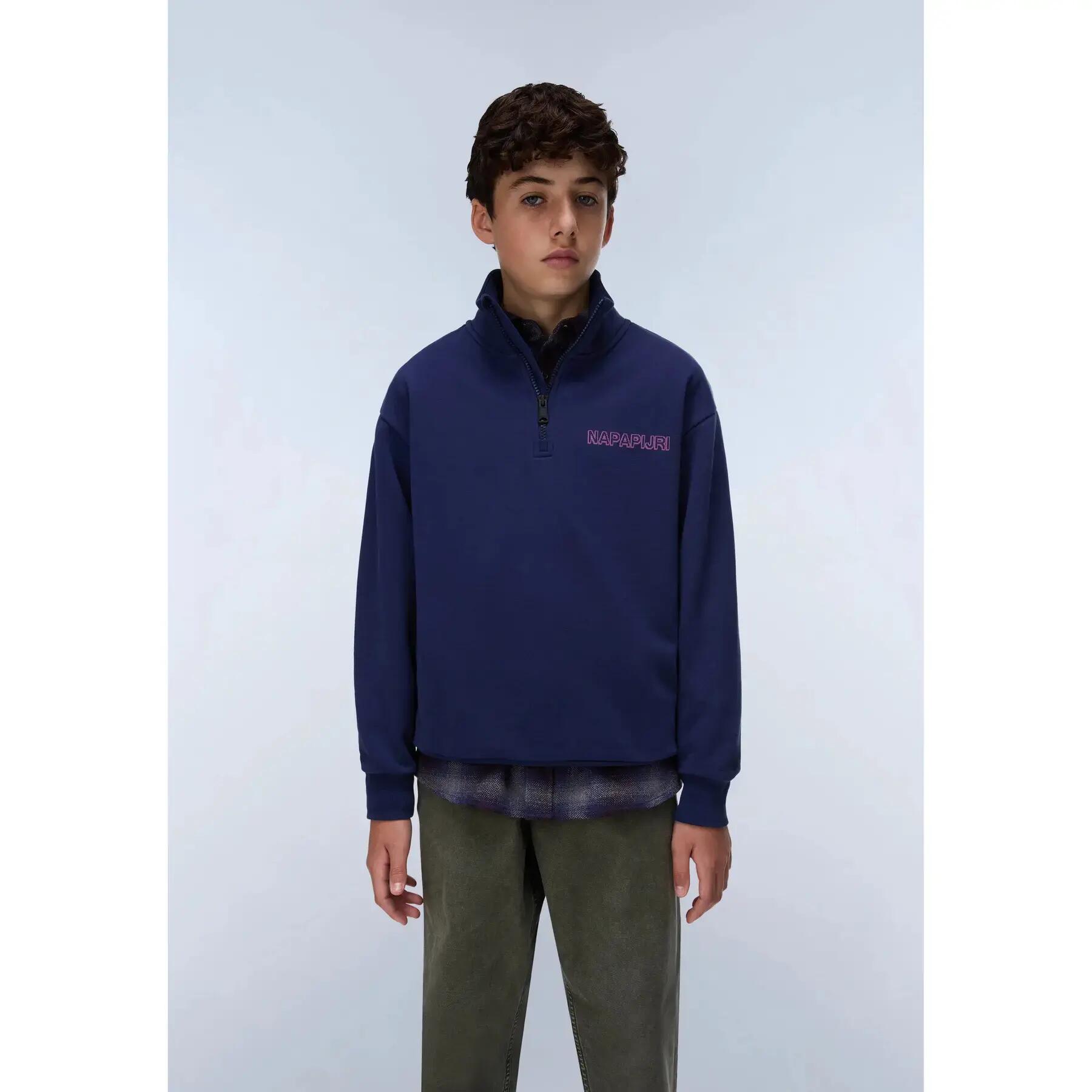 Sweatshirt 1/2 zip enfant Napapijri Tipi 3/6