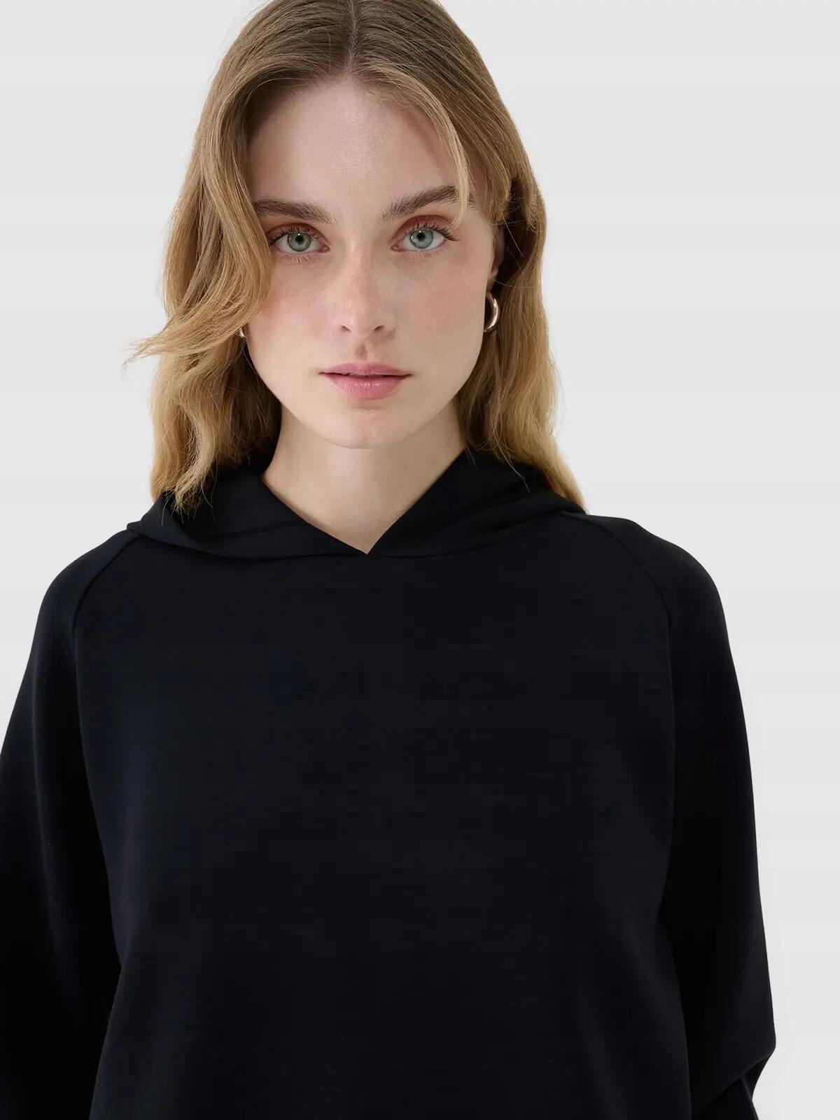 BLUZA DRESOWA DAMSKA 4F NIEROZPINANA Z KAPTUREM  KOLOR WIELOKOLOROWY 3/9