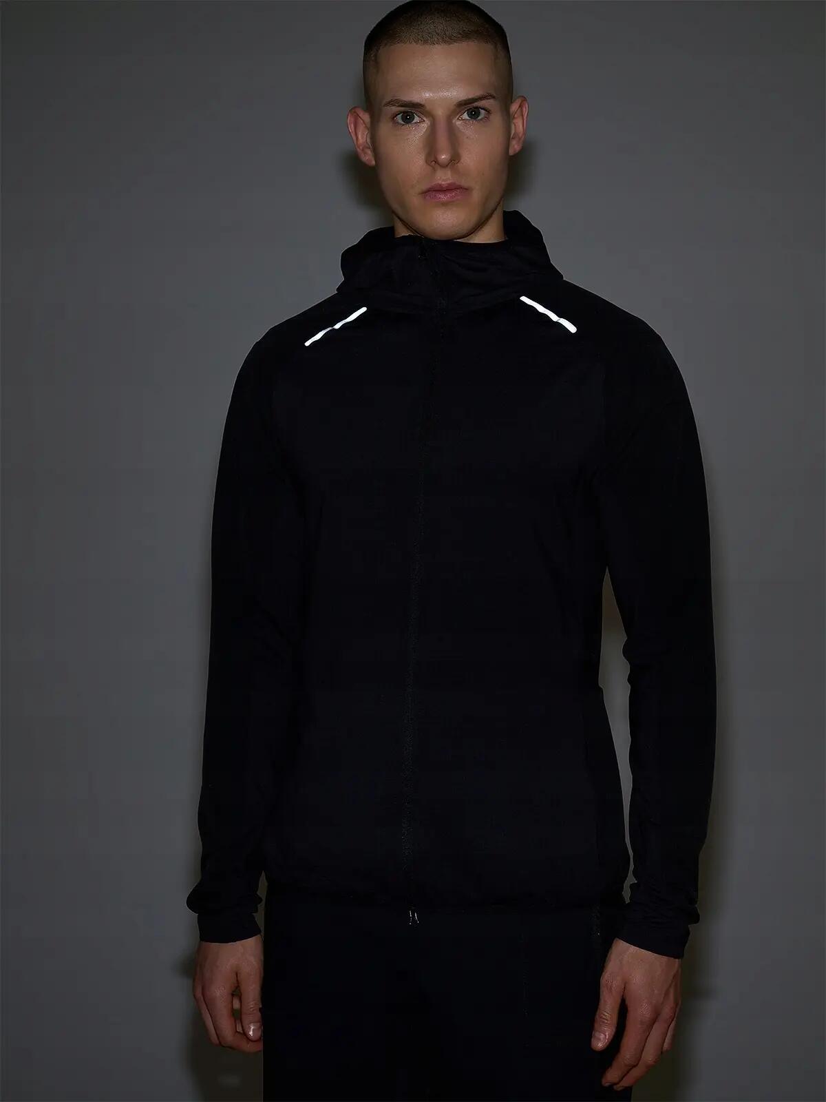 BLUZA MĘSKA TRENINGOWA 4F ROWEROWA SZYBKOSCHNĄCA TFSWM483 XL  KOLOR CZARNY 2/12