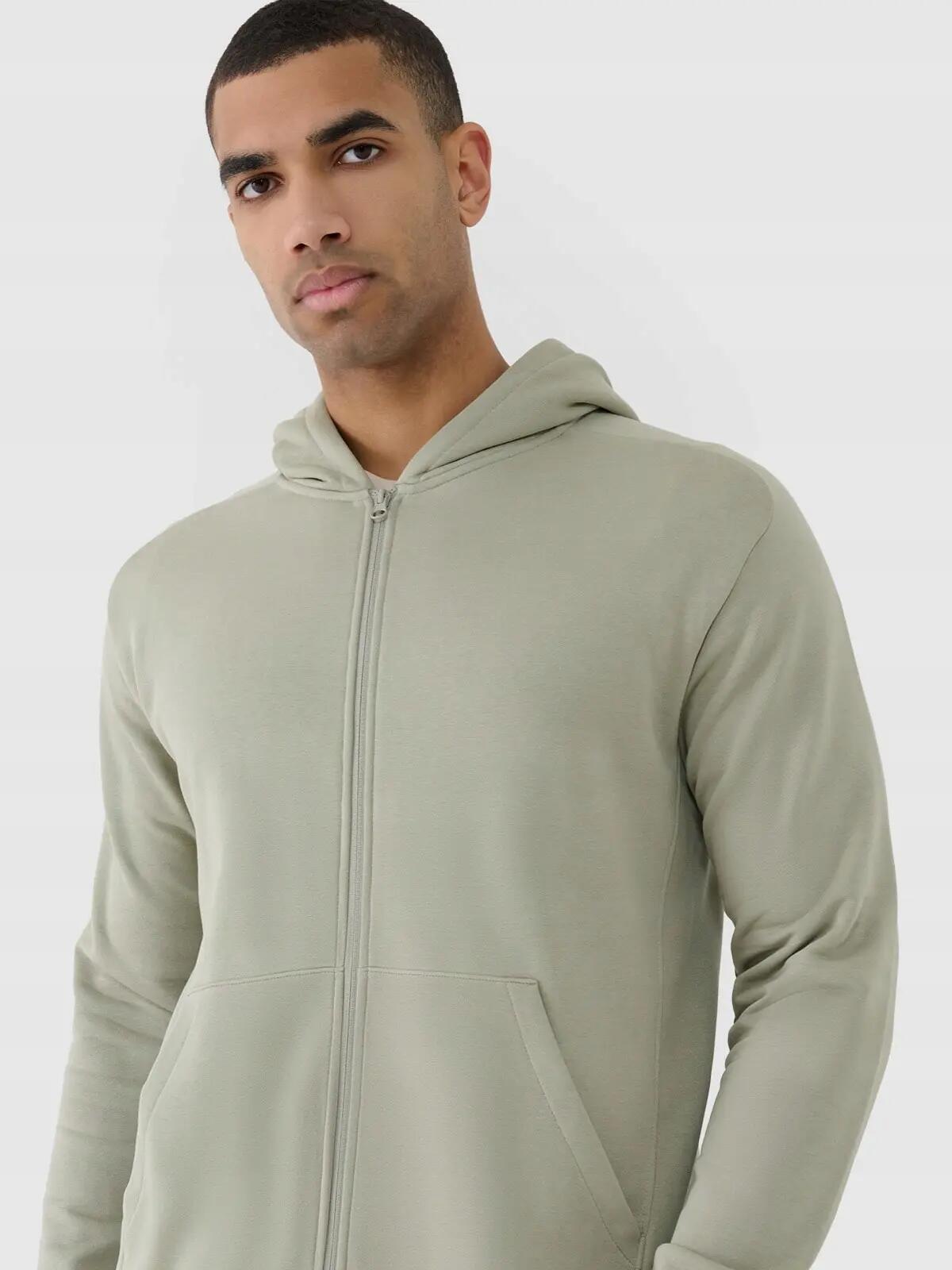 BLUZA DRESOWA MĘSKA 4F ROZPINANA Z KAPTUREM TSWSM1584 SS25 KOLOR WIELO KOLOROWY 2/9
