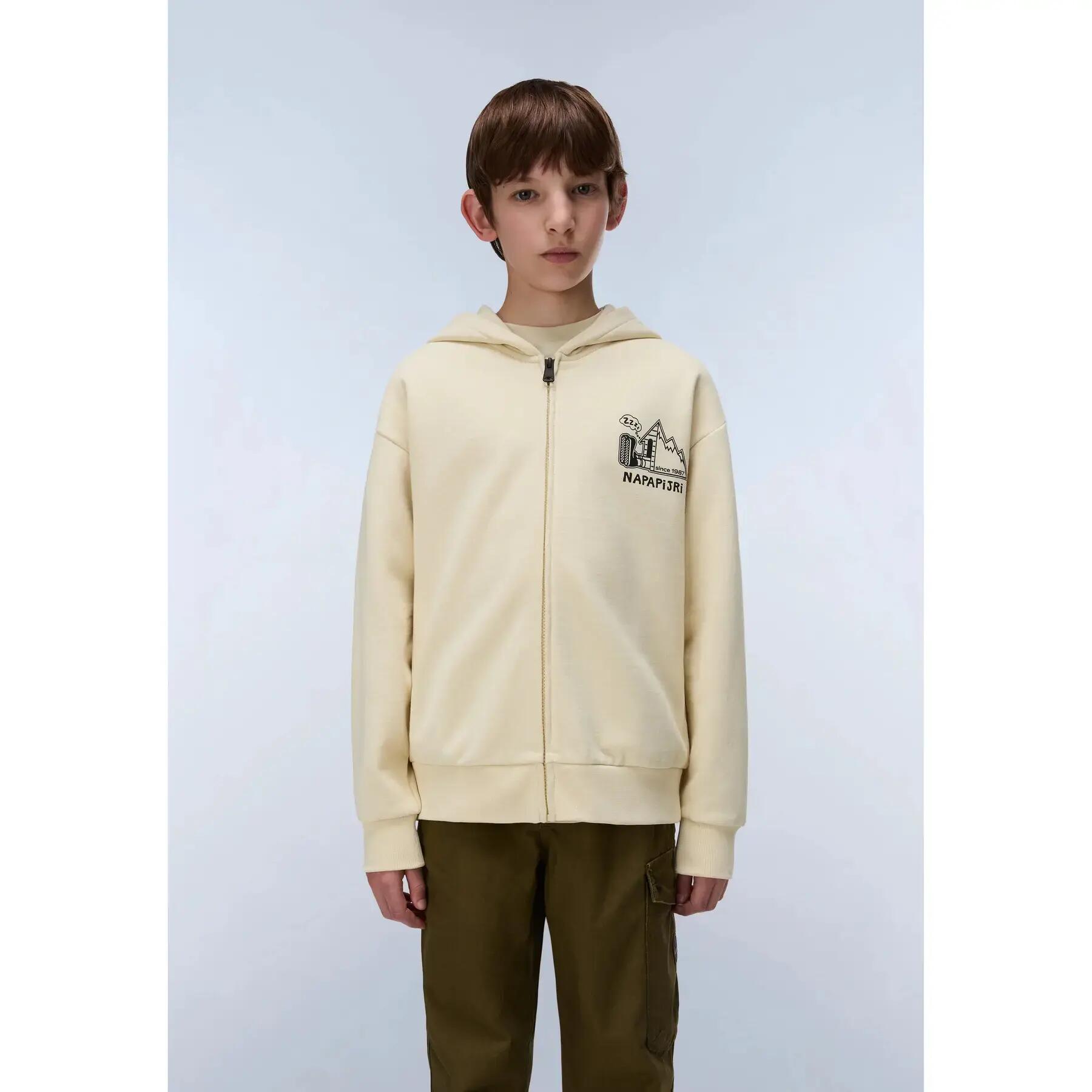 Sweatshirt à capuche zippé enfant Napapijri Acadia 3/6