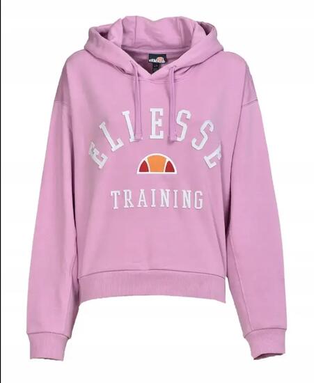 ELLESSE BLUZA DAMSKA Z KAPTUREM SPORTOWA KOLOR RÓŻOWY