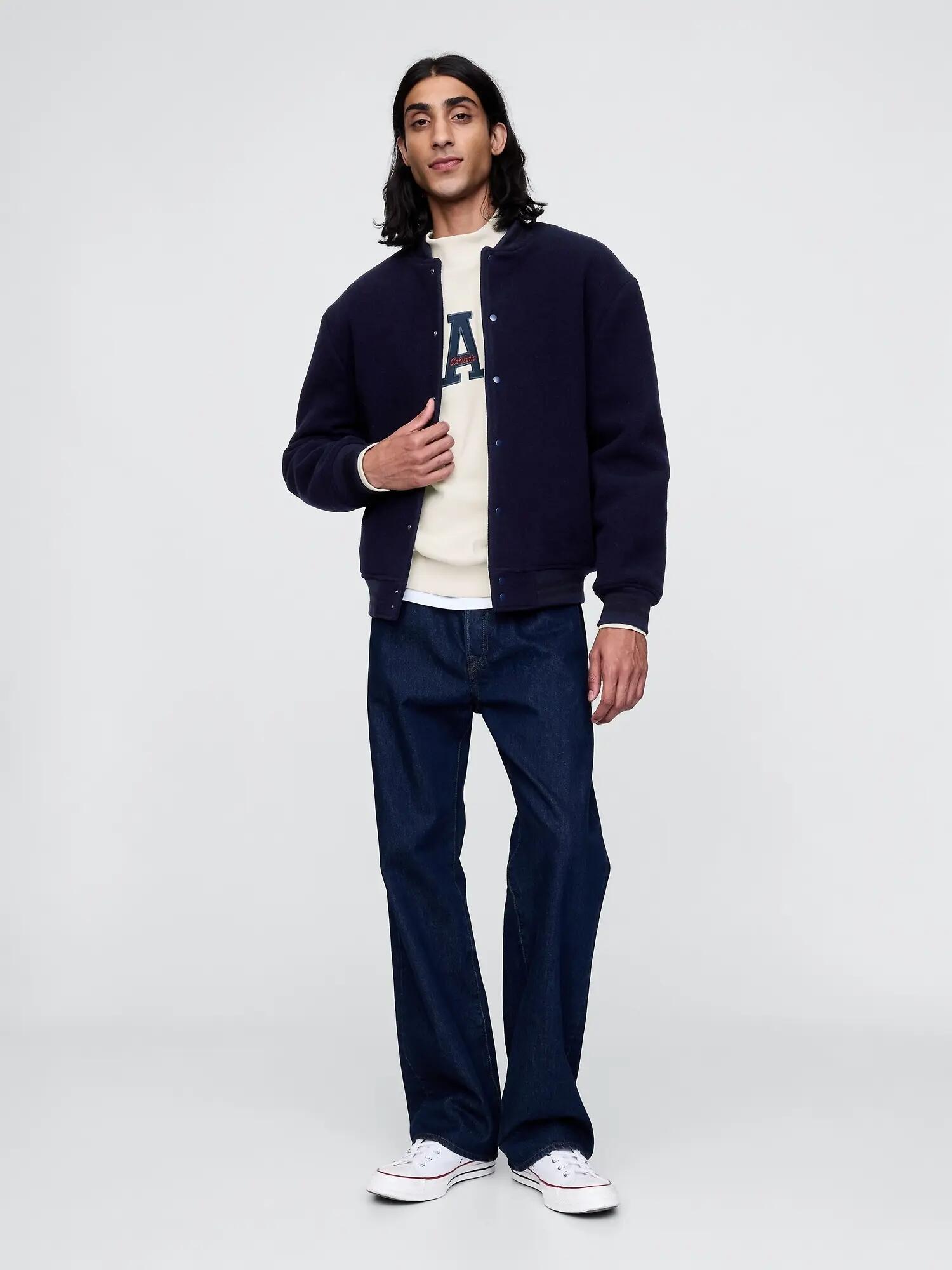 BLUZA MĘSKA DRESOWA GAP ATHLETIC 586804  KOLOR BEŻOWY 5/8