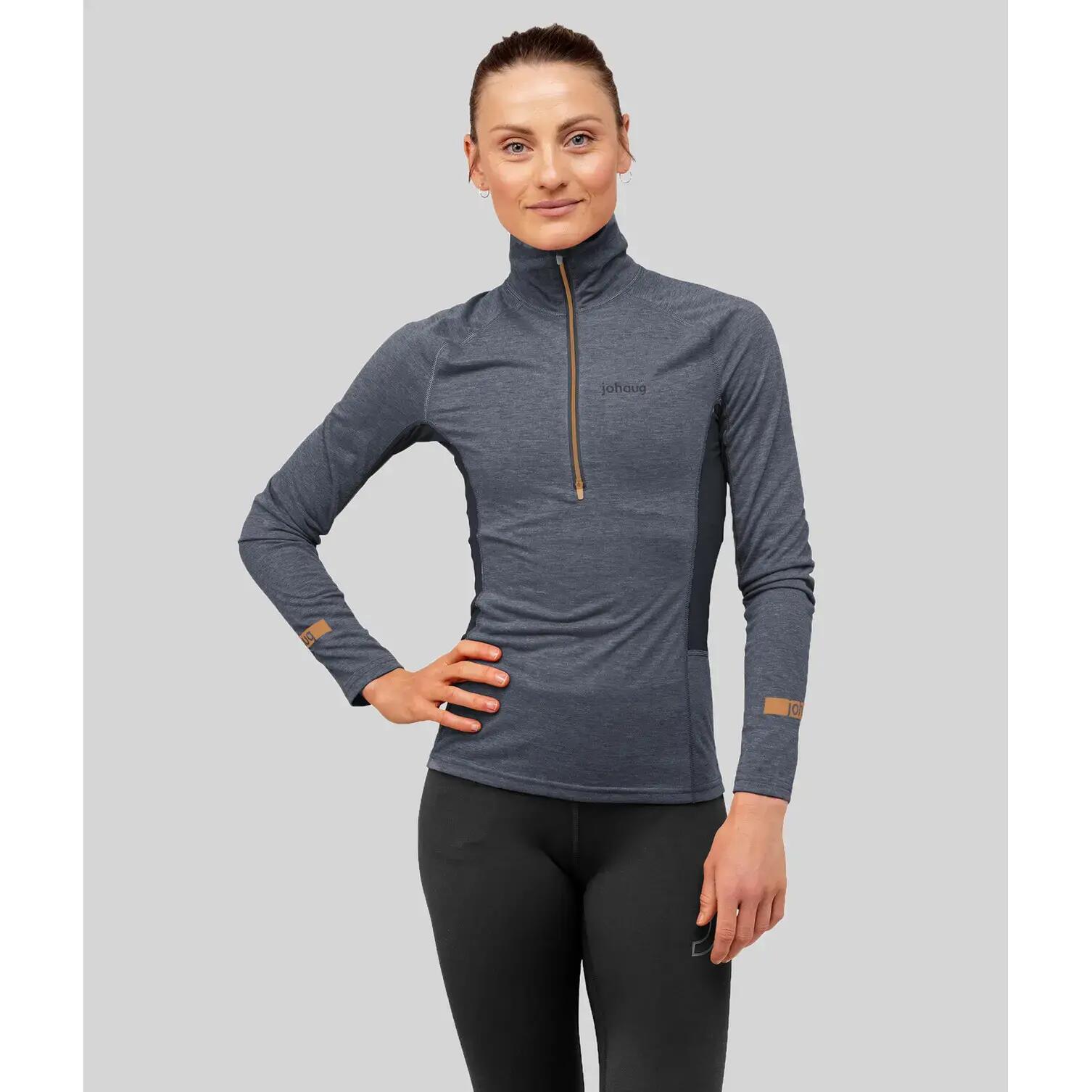 Pull 1/2 zip femme Johaug Aerial Wool Mix 2.0 4/4