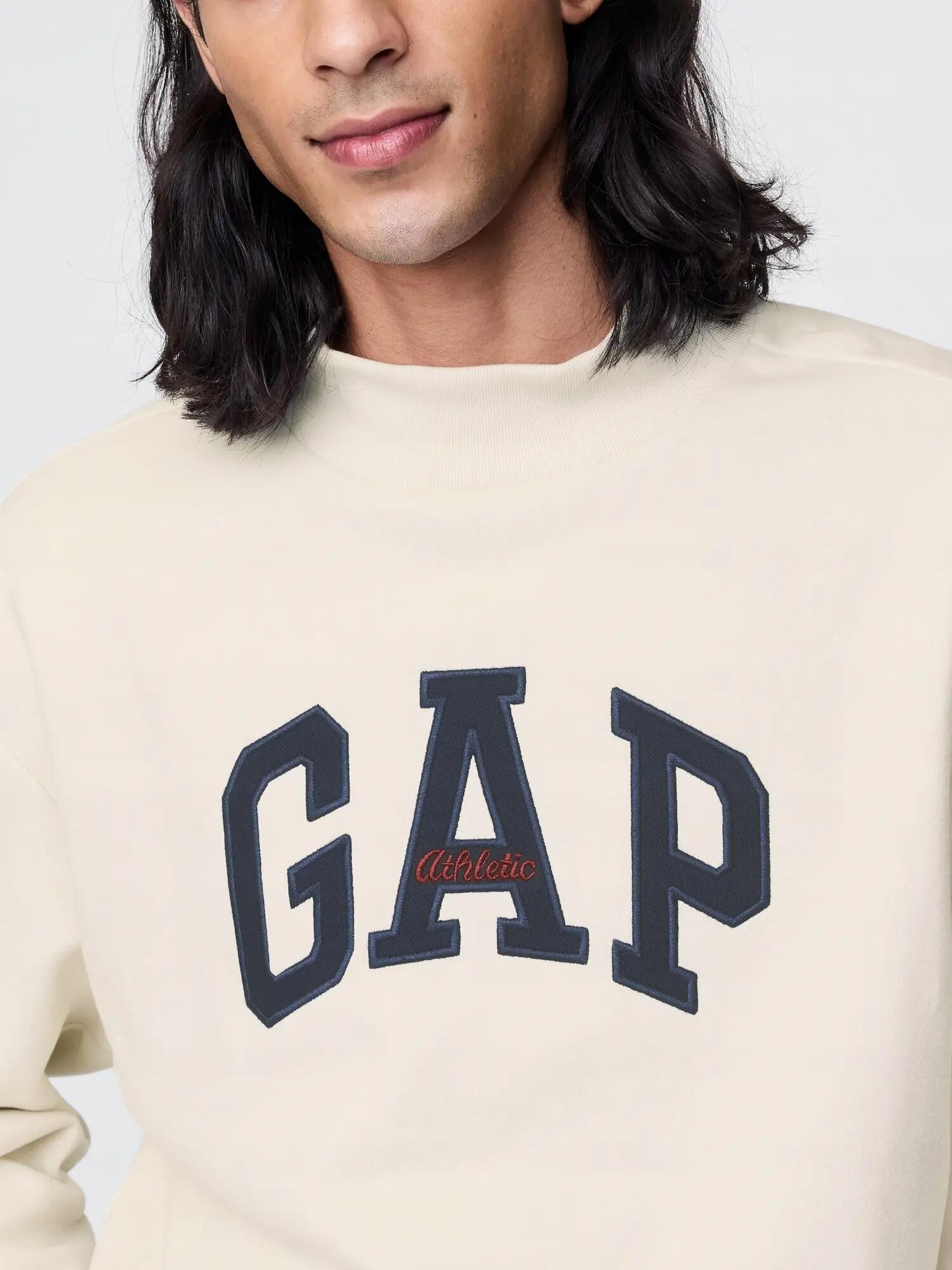 BLUZA MĘSKA DRESOWA GAP ATHLETIC 586804  KOLOR BEŻOWY 3/8