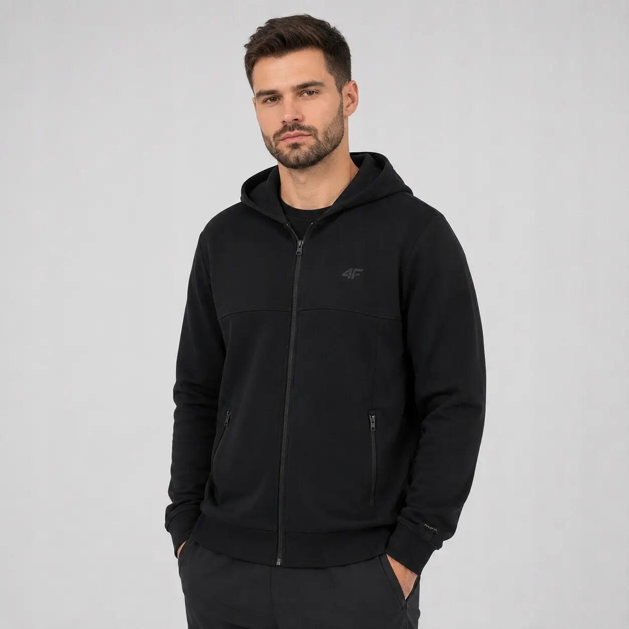 BLUZA MĘSKA 4F DRESOWA ROZPINANA Z KAPTUREM 3XL M1537 KOLOR WIELO KOLOROWY