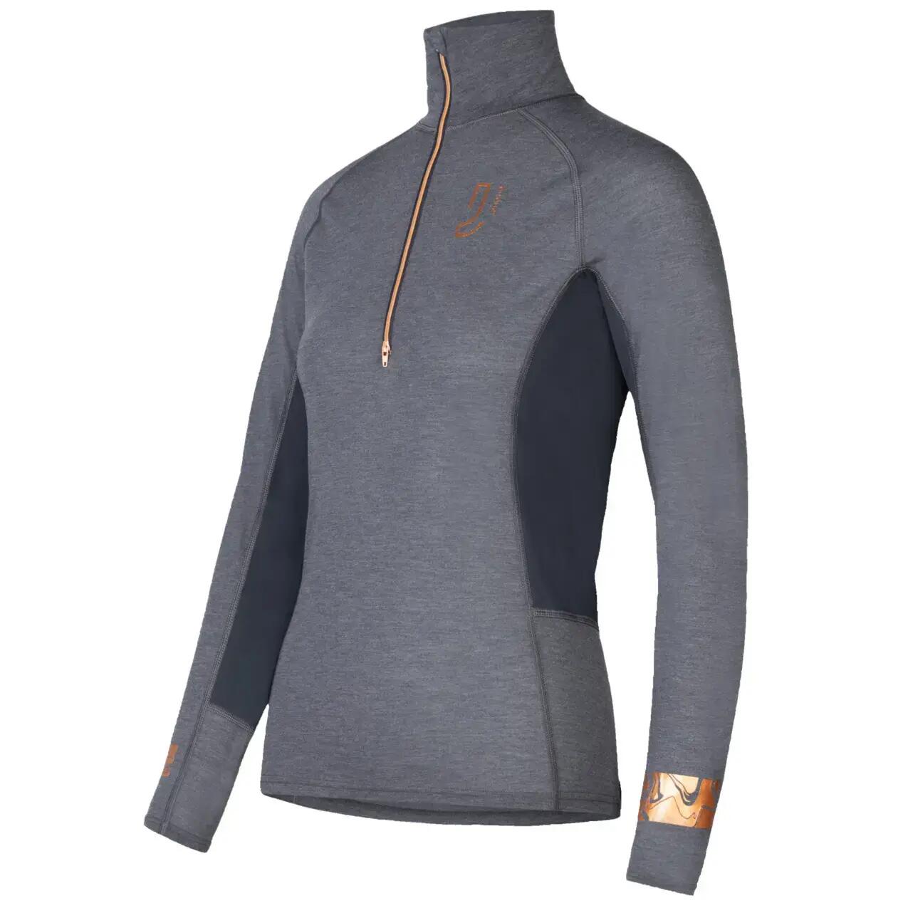 Pull 1/2 zip femme Johaug Aerial Wool Mix 2.0 3/4