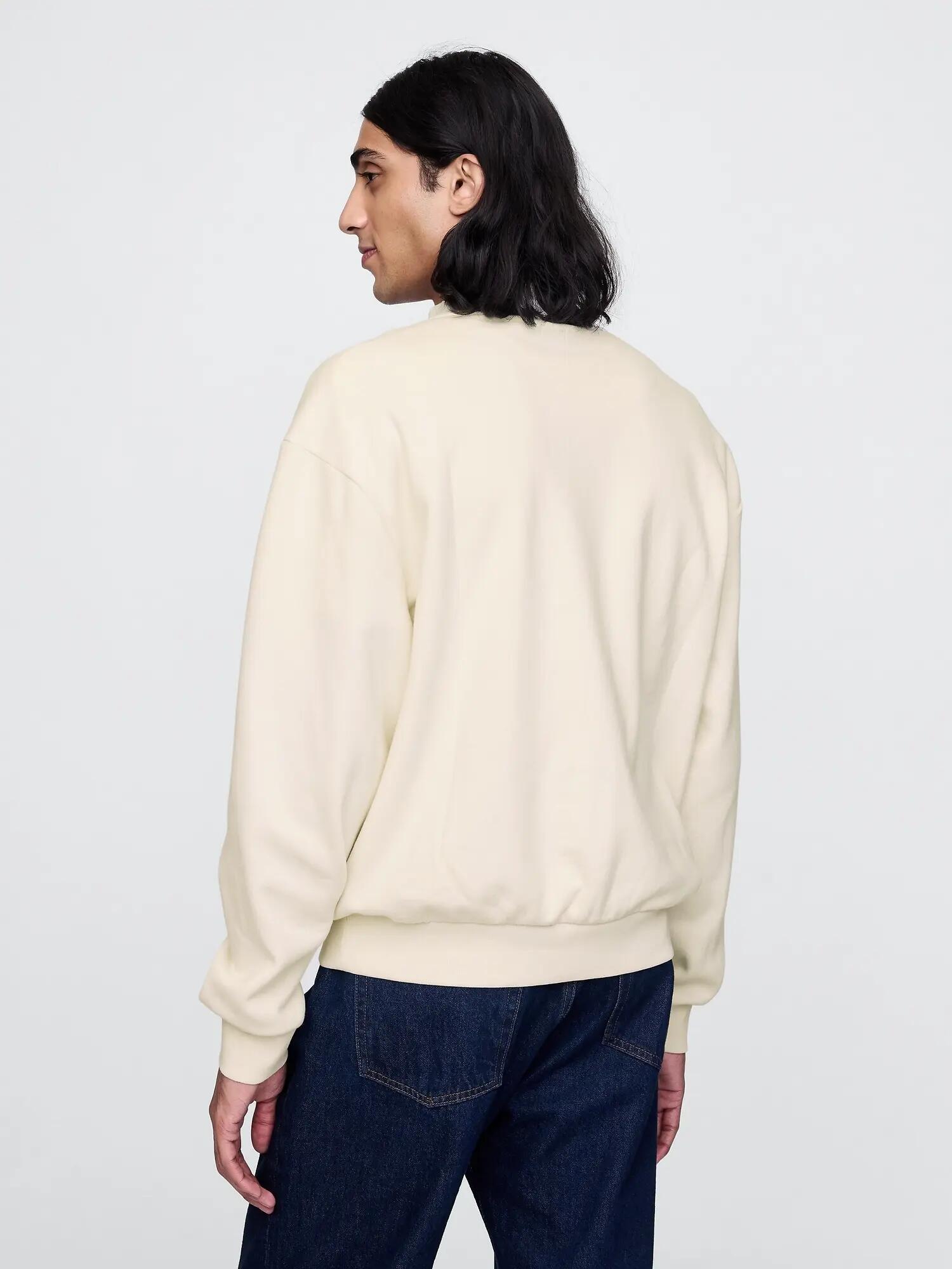 BLUZA MĘSKA DRESOWA GAP ATHLETIC 586804  KOLOR BEŻOWY 2/8