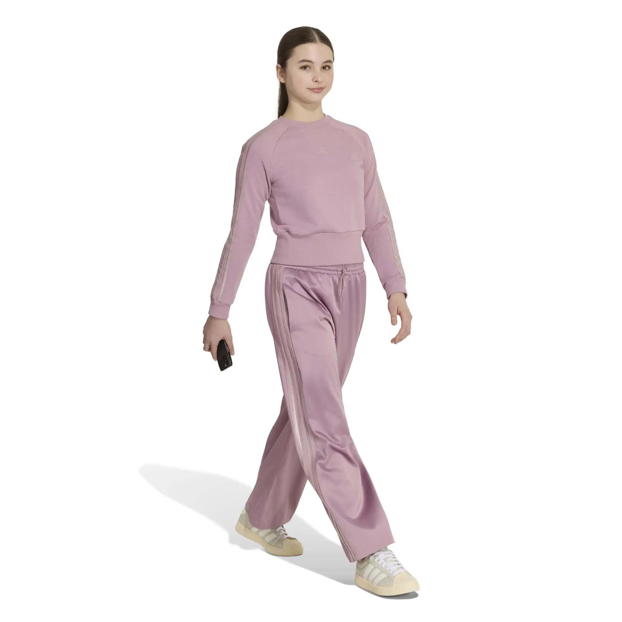 Sudadera - Leisure - Girls' - Satín, ergonómica, sin capucha - KQ7044 - Rosa 4/5
