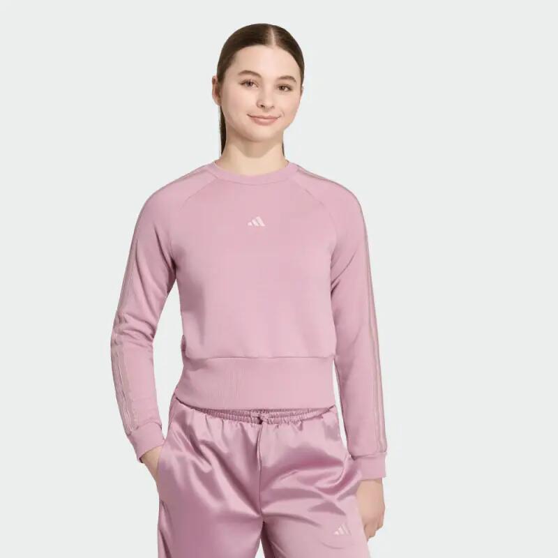 Sudadera - Leisure - Girls' - Satín, ergonómica, sin capucha - KQ7044 - Rosa 3/5