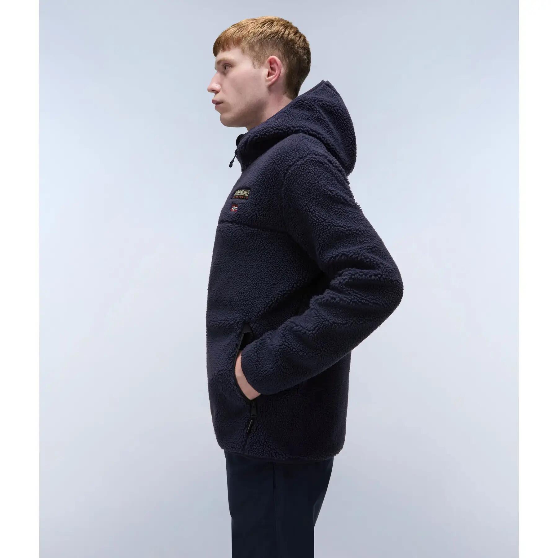 Polaire à capuche zippé Napapijri T-Tynik 5/7