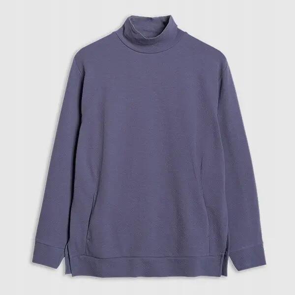 BLUZA DAMSKA DRESOWA 4F TRENINGOWA DO JOGI TFSWF589  KOLOR NIEBIESKI 11/12