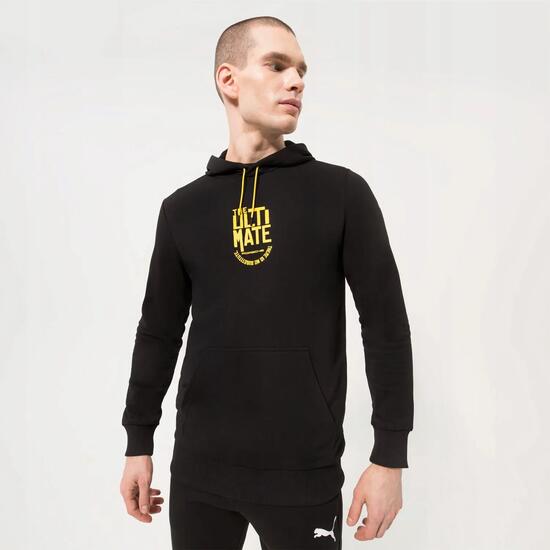 HEREN SPORT HOODIE PUMA GRAPHIC HOODIE ZWARTE KLEUR