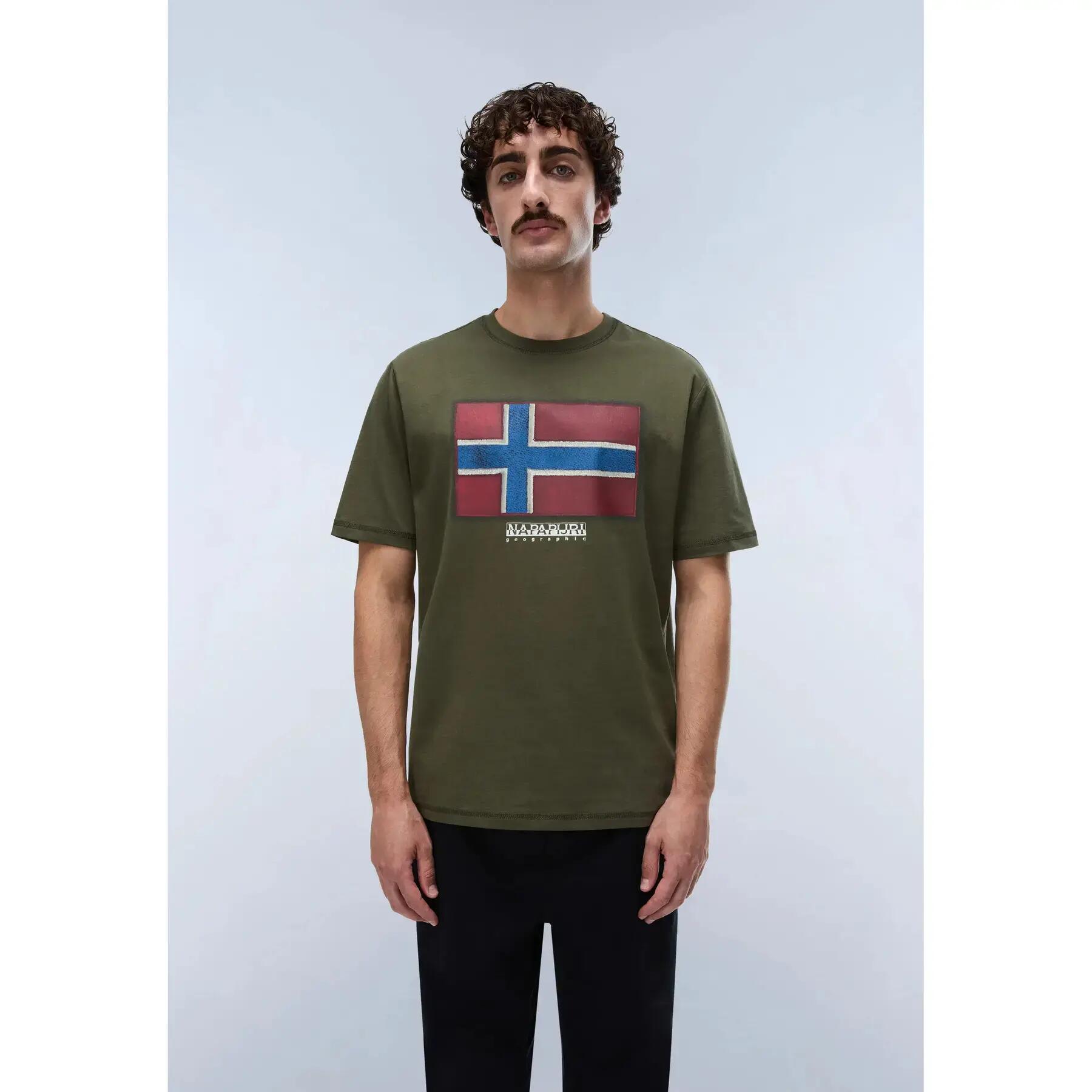 Camiseta Napapijri S-Flag Tiki 3/7