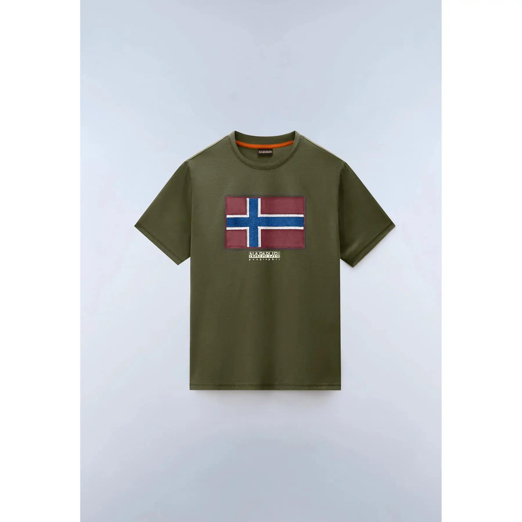 Camiseta Napapijri S-Flag Tiki 2/7