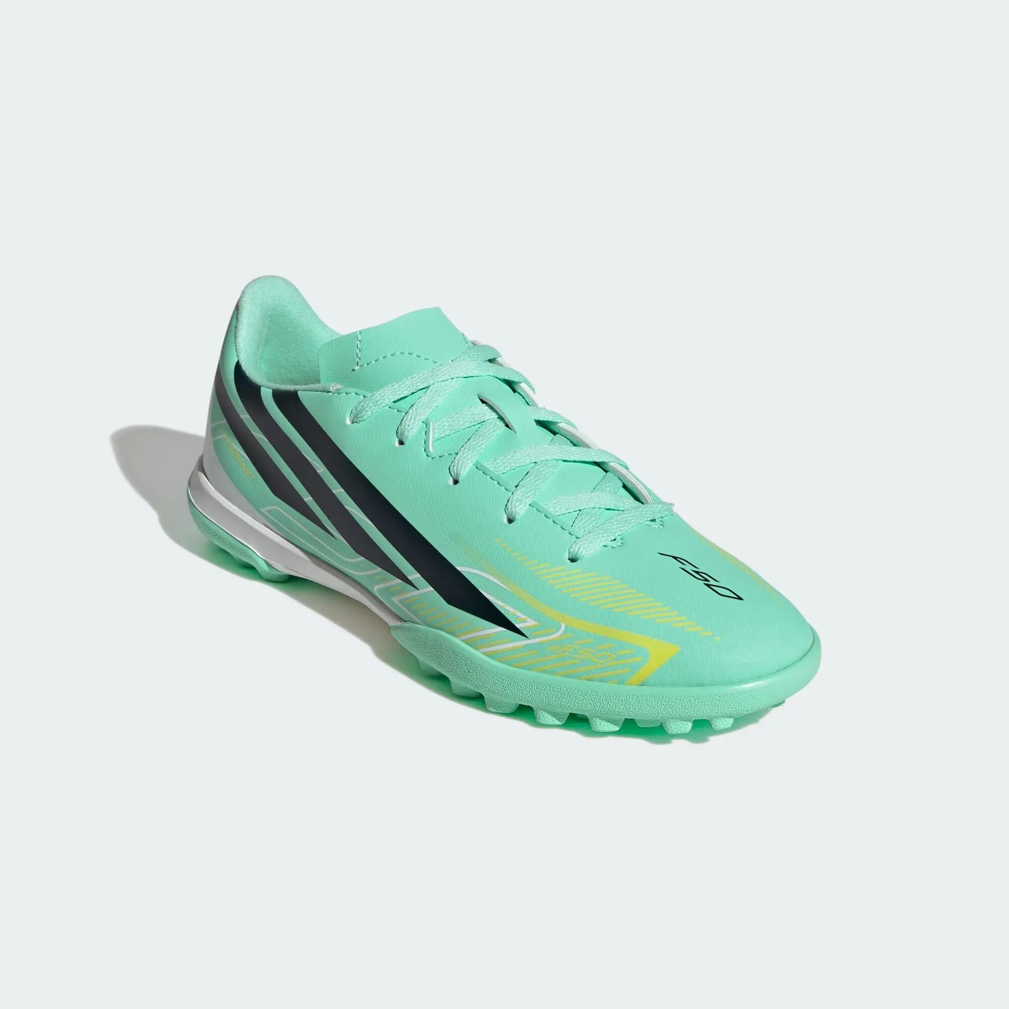Bota de fútbol infantil F50 HYPERFAST CLUB para moqueta 4/8