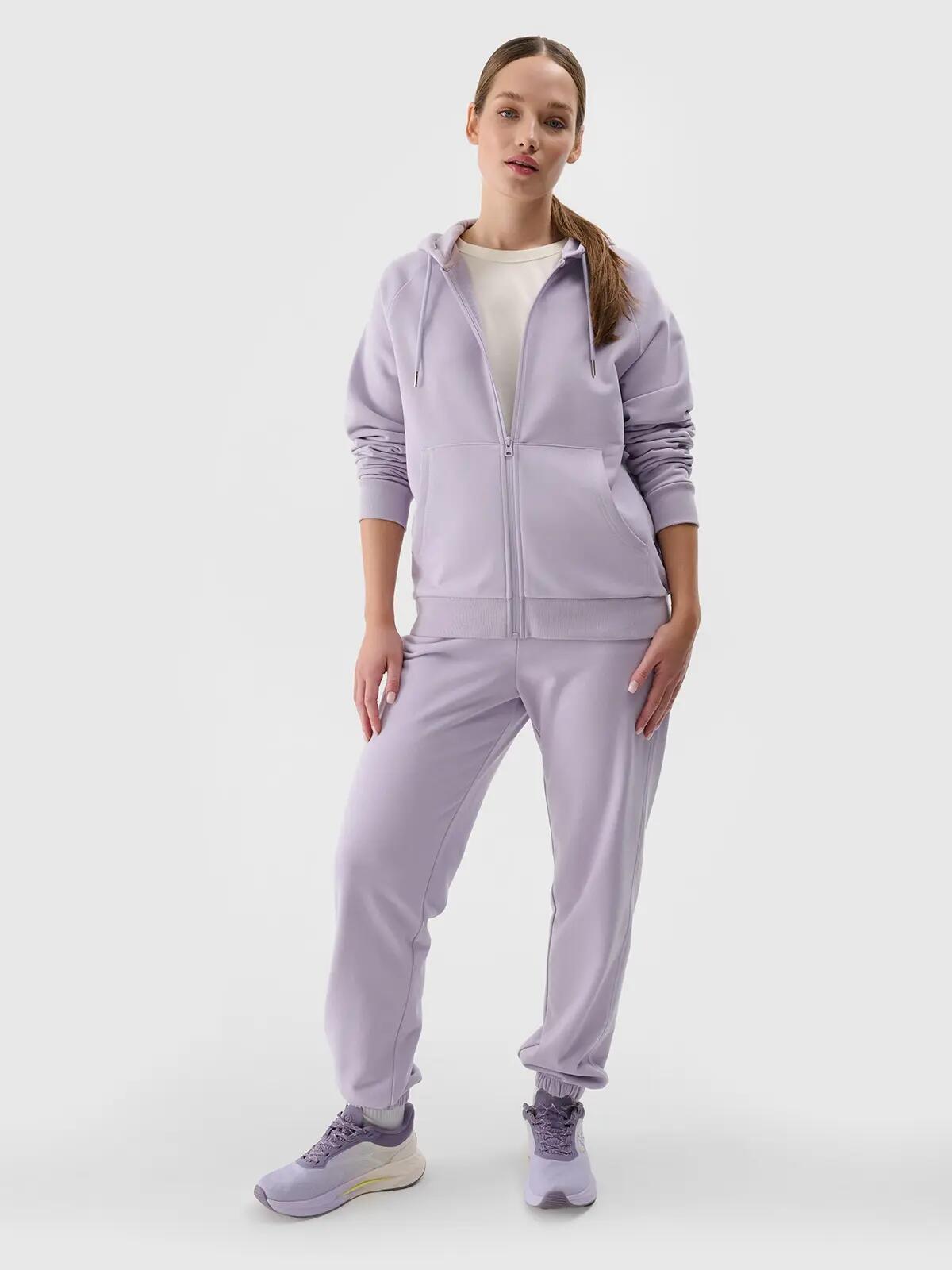 FELPA DA DONNA 4F CON ZIP E CAPPUCCIO XS TSWSF1541 MULTICOLORE 5/6