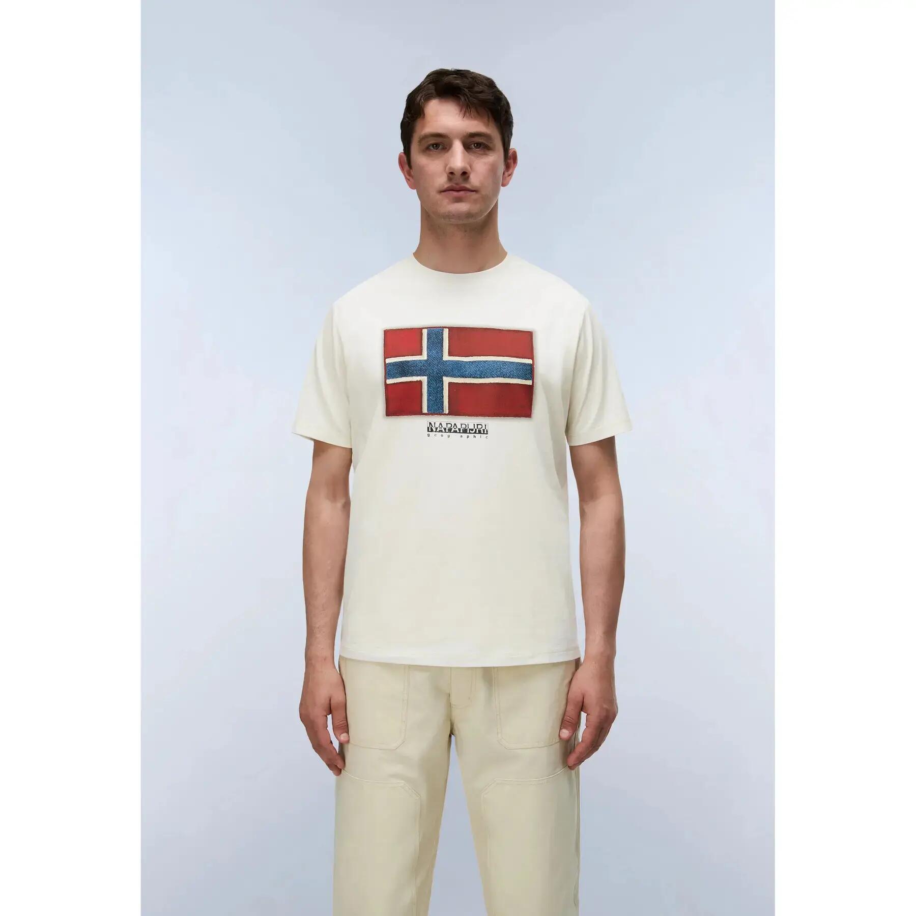 T-shirt Napapijri S-Flag Tiki 3/7
