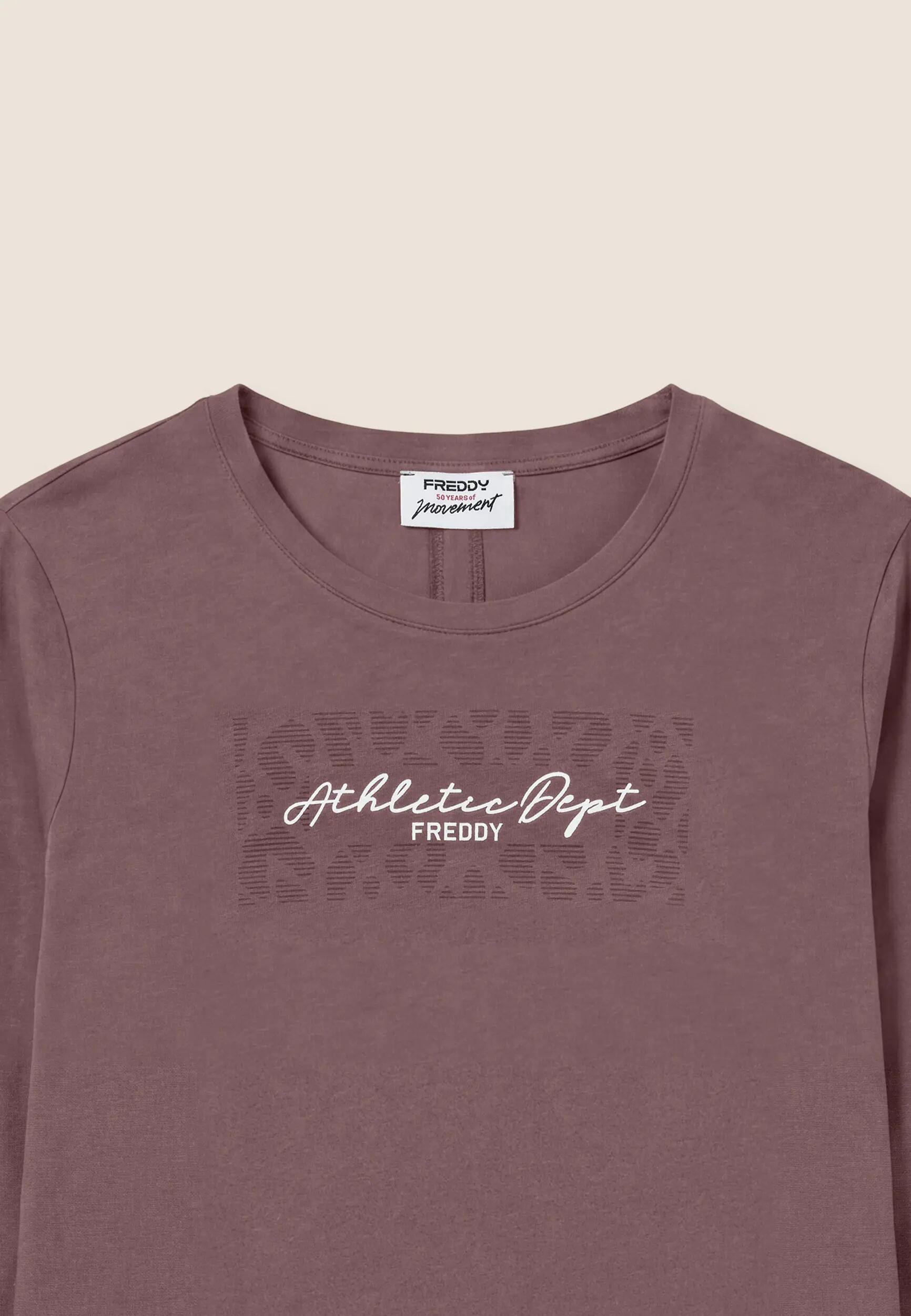 T-shirt pour femmes à manches longues, avec fente au dos 3/3