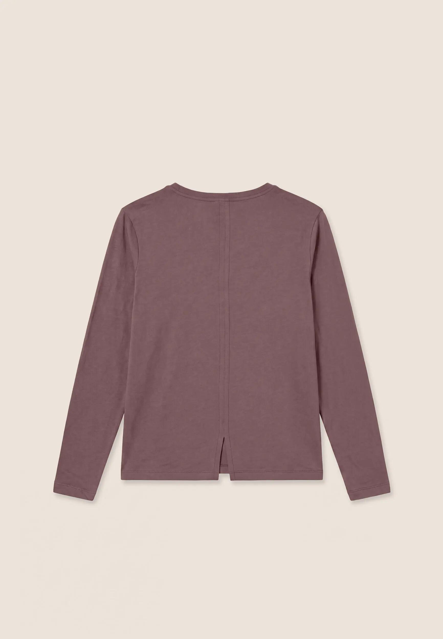 T-shirt pour femmes à manches longues, avec fente au dos 2/3