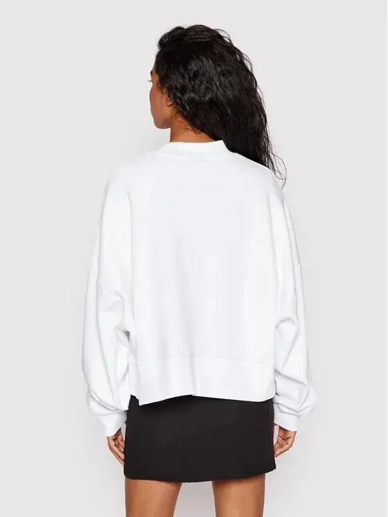 BLUZA DAMSKA ELLESSE NIEROZPINANA BEZ KAPTURA OVERSIZE BIAŁA  KOLOR BIAŁY 4/6