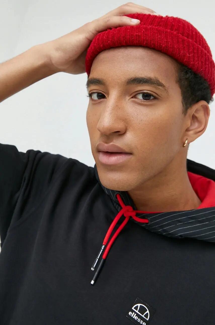 ELLESSE BLUZA MĘSKA SPORTOWA Z KAPTUREM NIEROZPINANA M  KOLOR BIAŁY 4/5