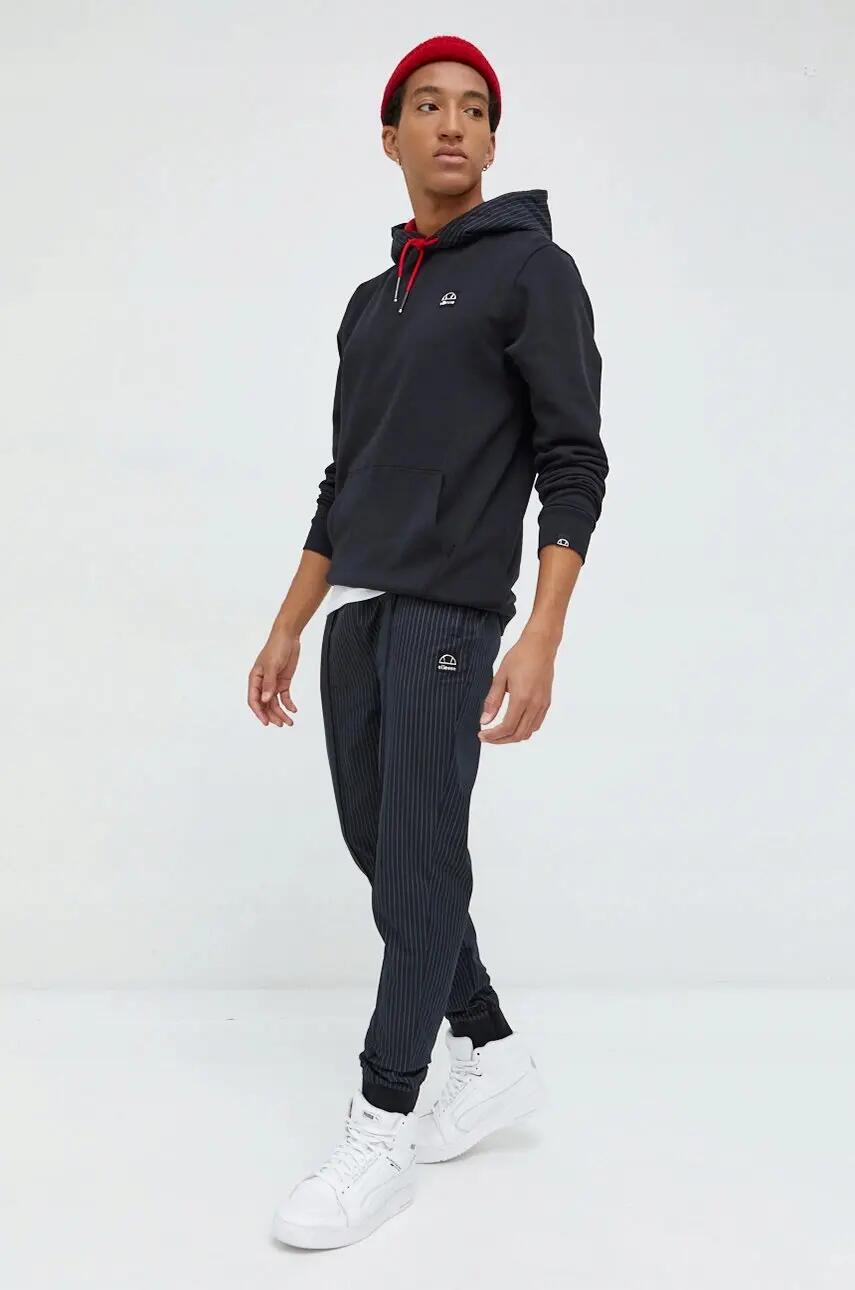 ELLESSE BLUZA MĘSKA SPORTOWA Z KAPTUREM NIEROZPINANA M  KOLOR BIAŁY 3/5