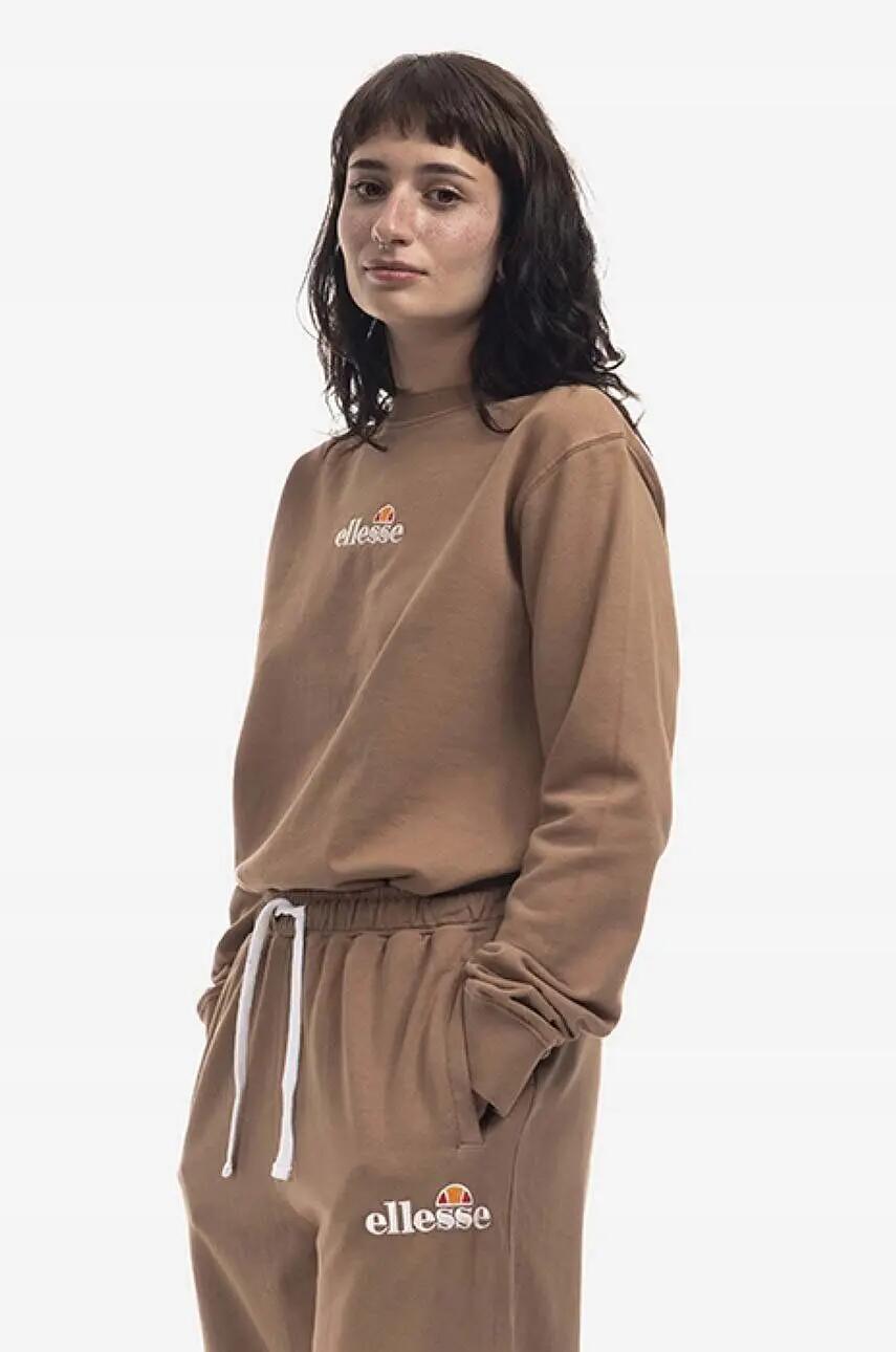 BLUZA DAMSKA ELLESSE BEZ KAPTURA L KOLOR BRĄZOWY 2/5