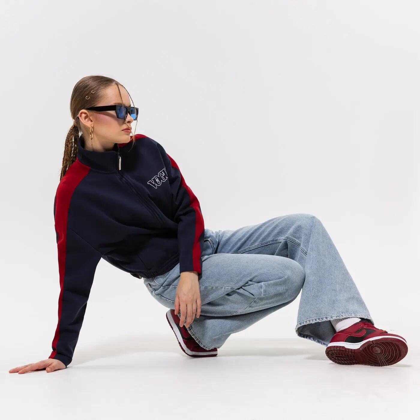 BLUZA DAMSKA ROZPINANA PUMA-KURTKA PUMA KOLOR NIEBIESKI 4/5