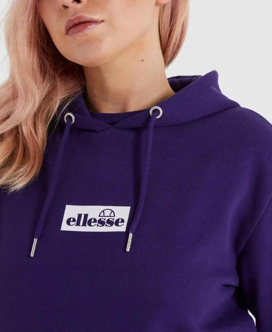 ELLESSE BLUZA DAMSKA Z KAPTUREM SPORTOWA KOLOR NIEBIESKI 3/5