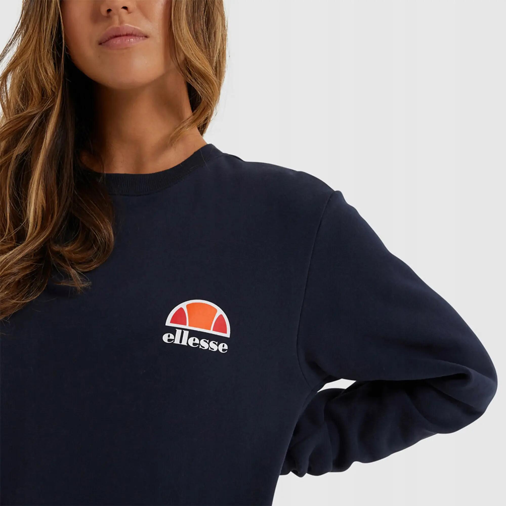 ELLESSE BLUZA DAMSKA BEZ KAPTURA SPORTOWA KOLOR CZARNY 5/6